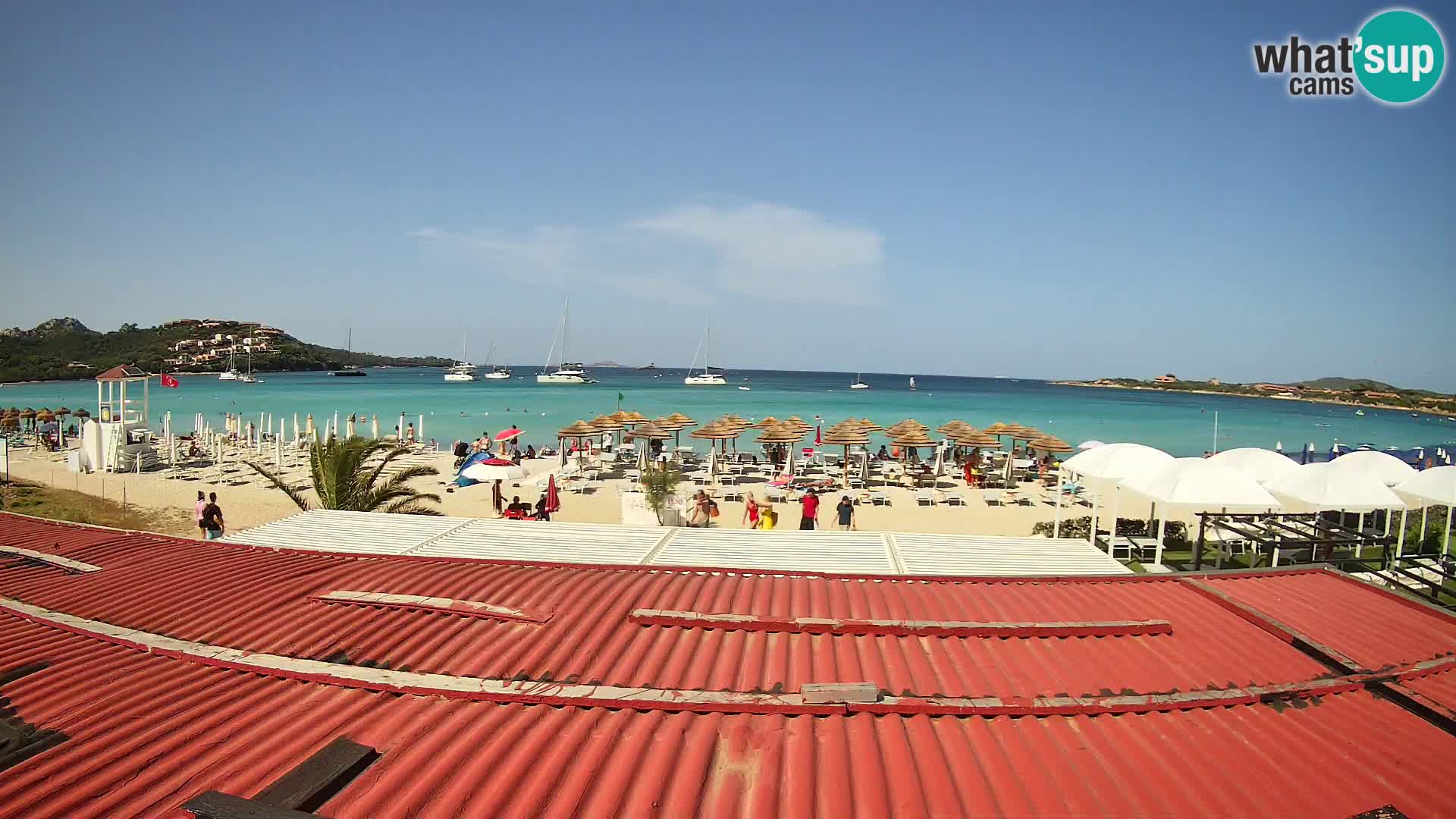 Cámara en vivo de la playa Marinella – Porto Rotondo livecam Olbia – Cerdeña