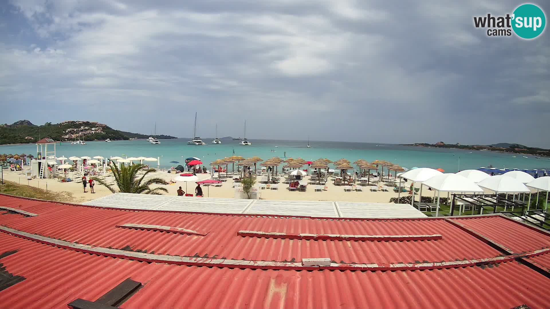 Webcam plage de Marinella – Porto Rotondo livecam Olbia – Sardaigne