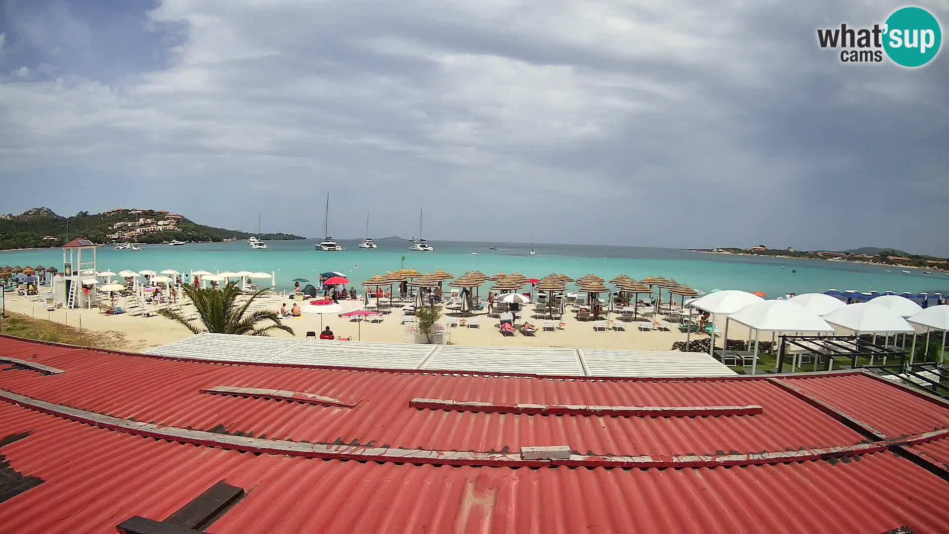 Cámara en vivo de la playa Marinella – Porto Rotondo livecam Olbia – Cerdeña