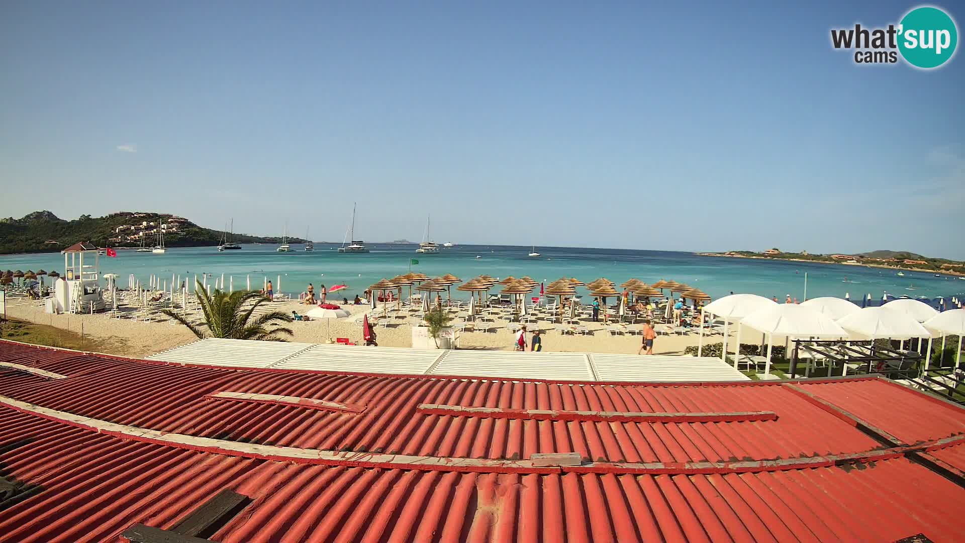 Webcam plage de Marinella – Porto Rotondo livecam Olbia – Sardaigne