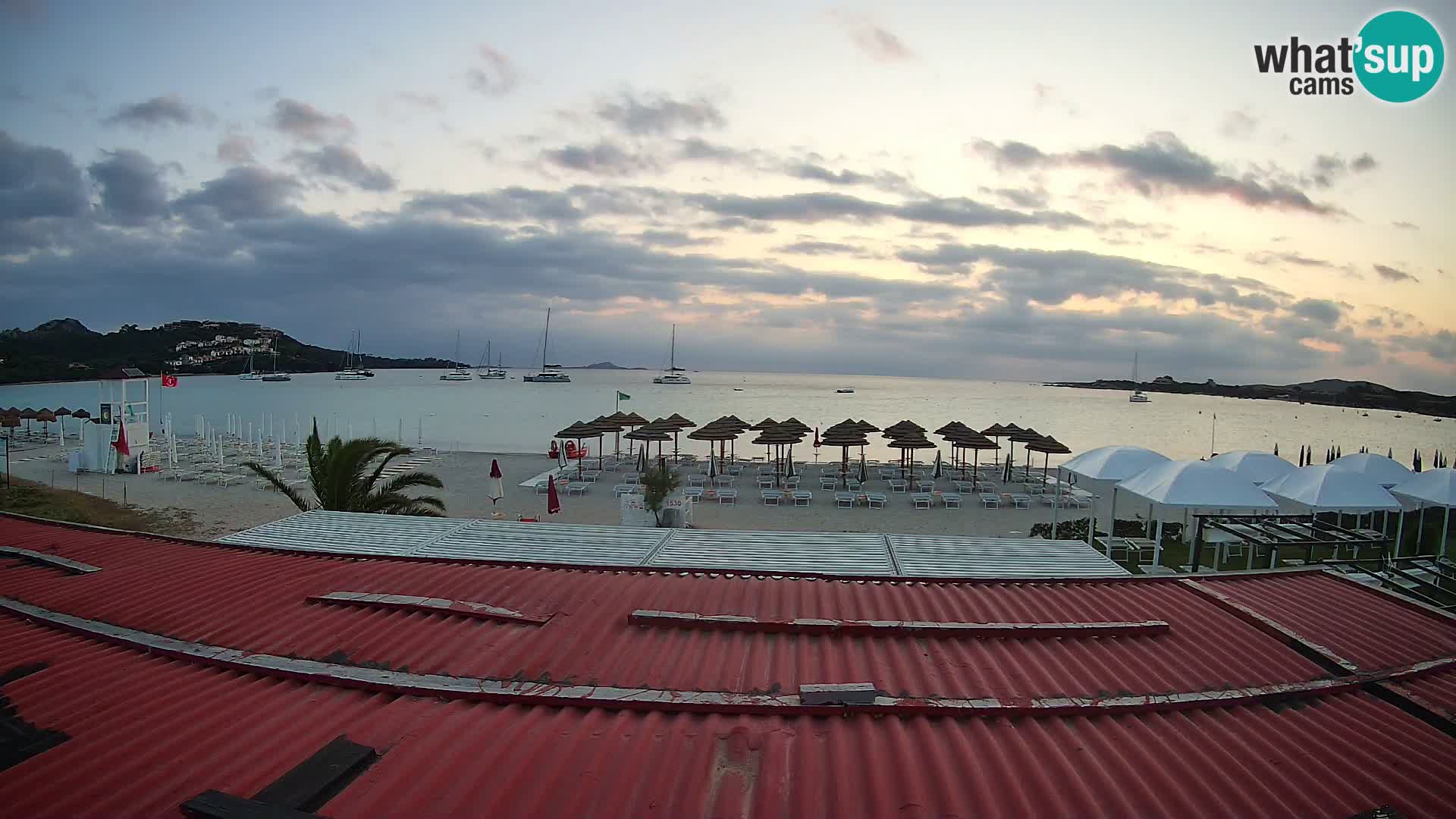 Webcam plage de Marinella – Porto Rotondo livecam Olbia – Sardaigne