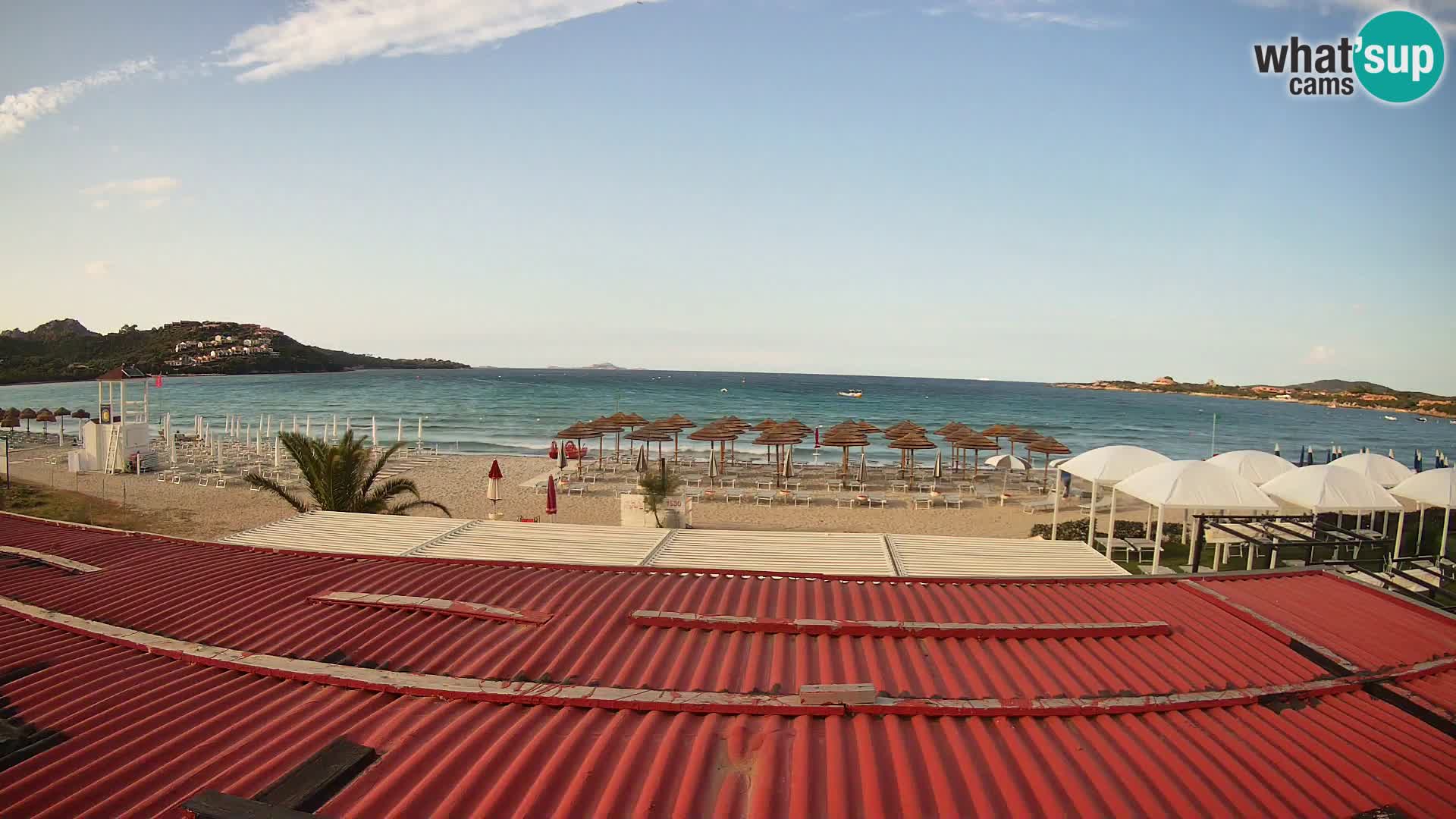 Webcam plage de Marinella – Porto Rotondo livecam Olbia – Sardaigne