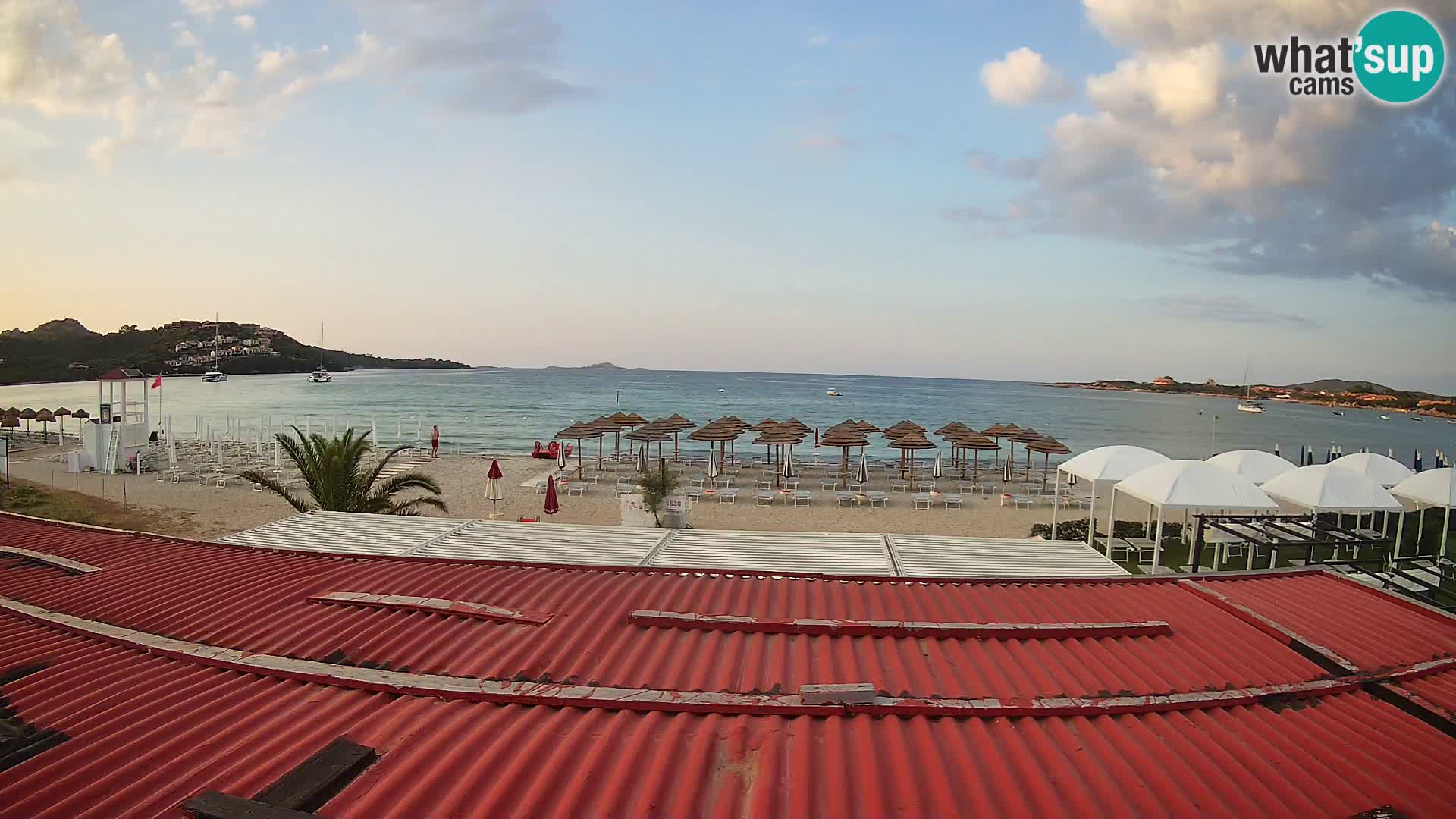 Webcam plage de Marinella – Porto Rotondo livecam Olbia – Sardaigne