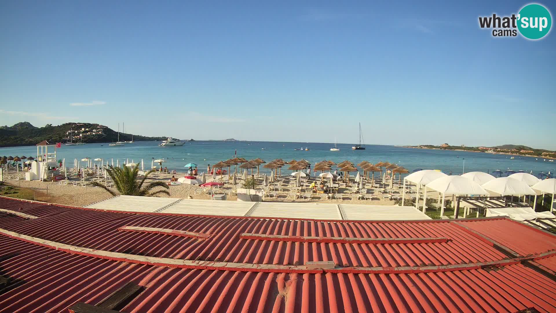 Webcam plage de Marinella – Porto Rotondo livecam Olbia – Sardaigne