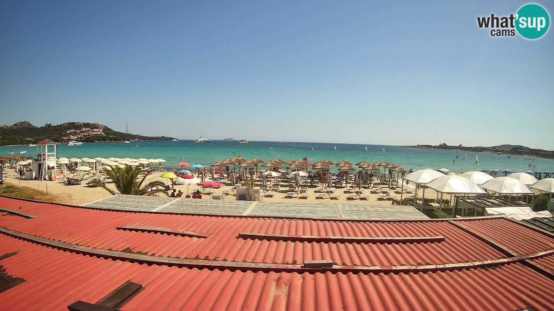 Cámara en vivo de la playa Marinella – Porto Rotondo livecam Olbia – Cerdeña