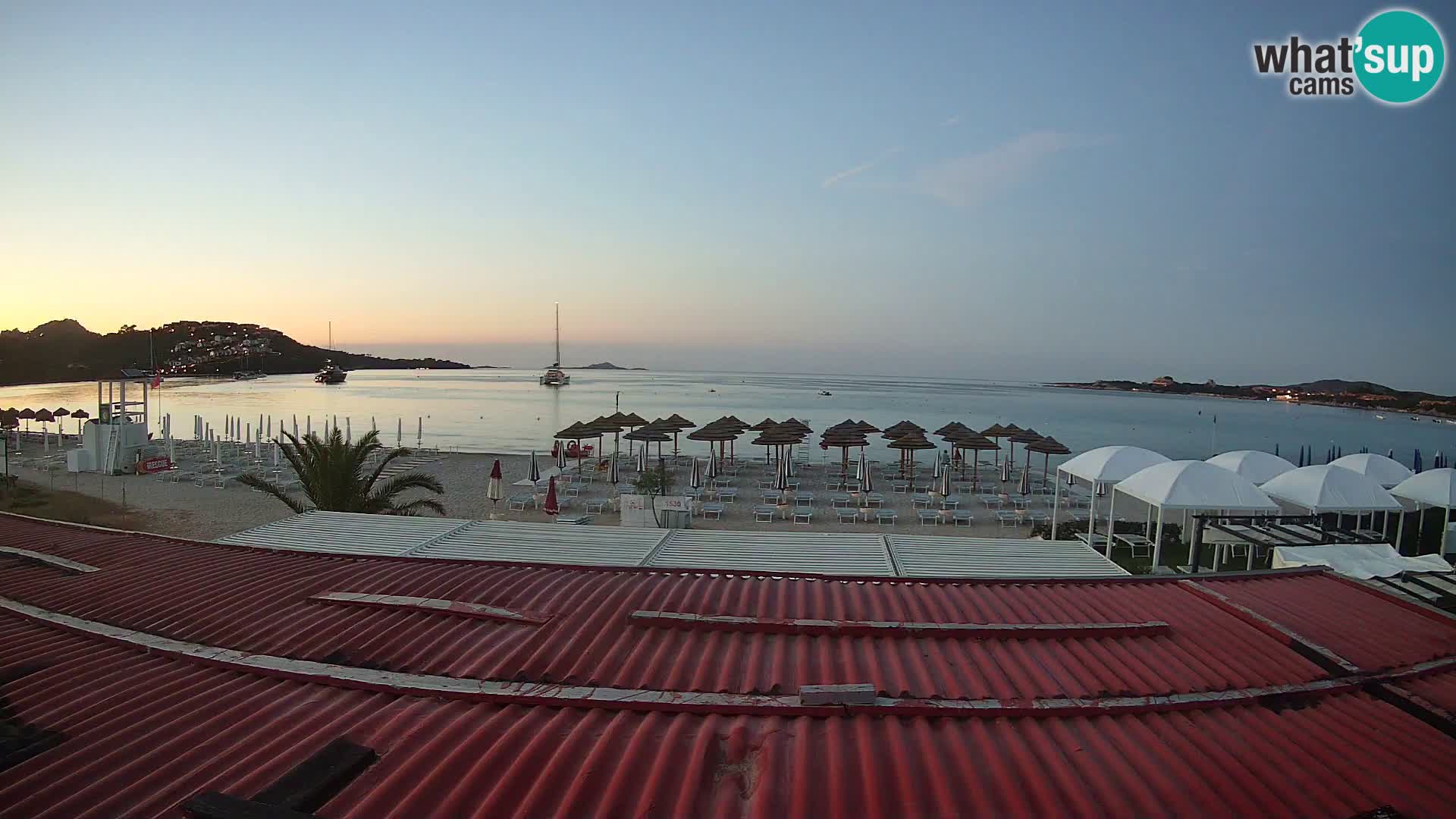 Webcam plage de Marinella – Porto Rotondo livecam Olbia – Sardaigne
