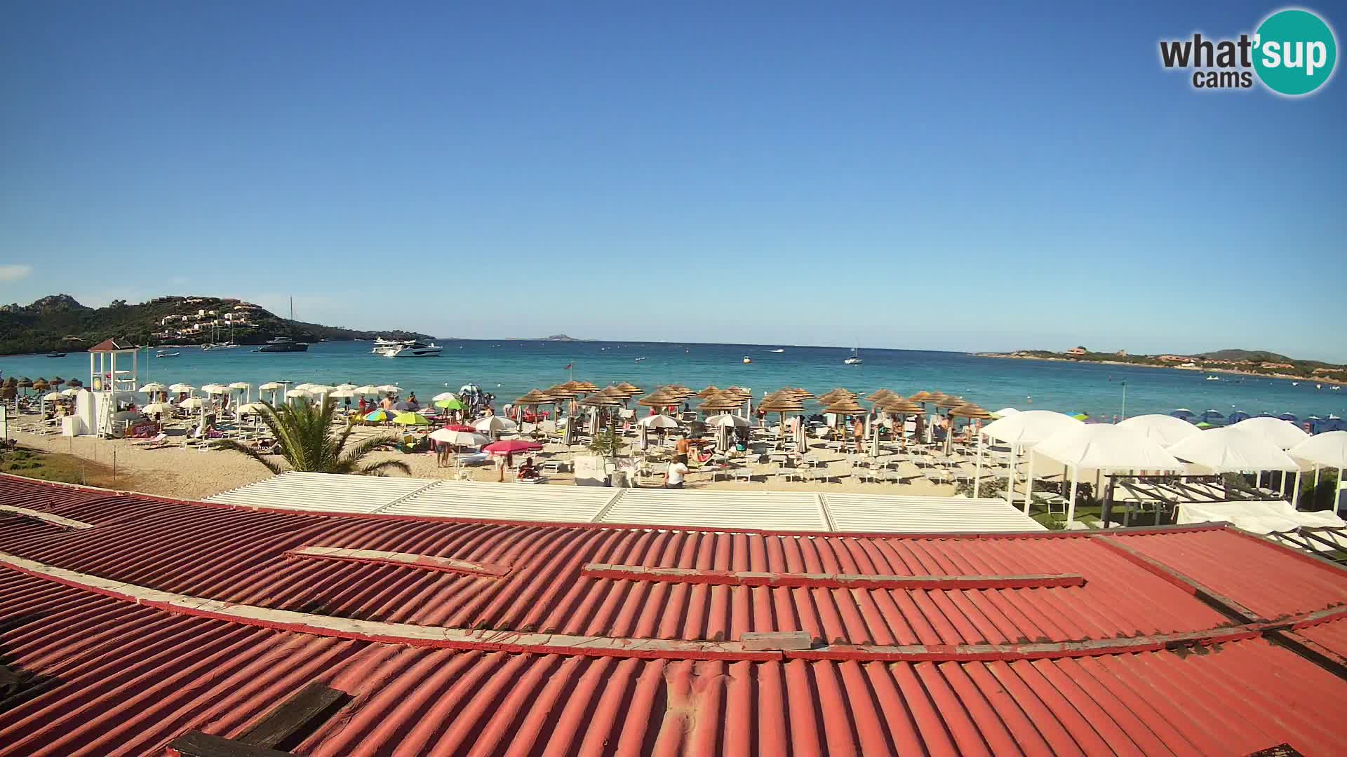 Webcam plage de Marinella – Porto Rotondo livecam Olbia – Sardaigne