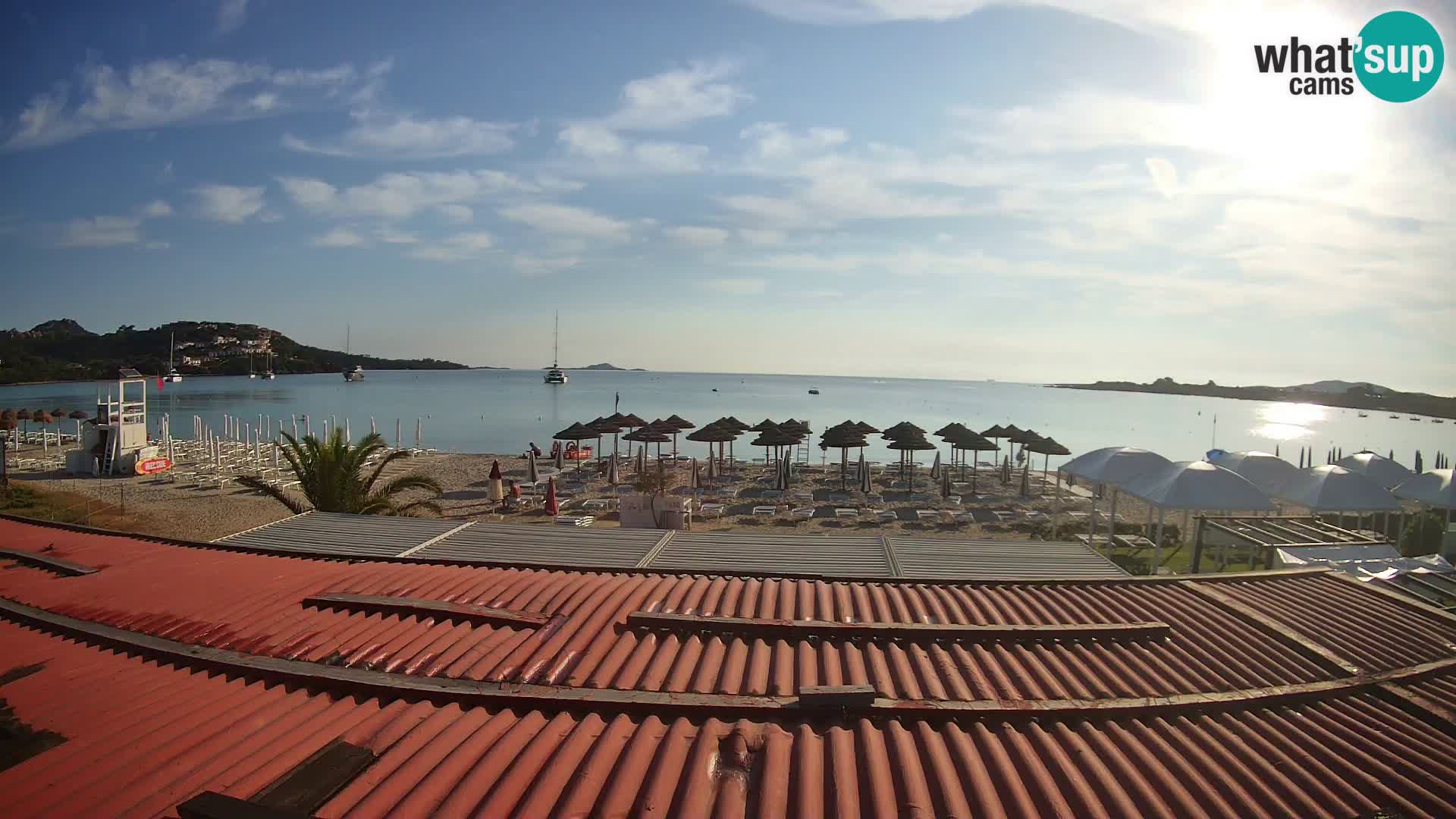 Cámara en vivo de la playa Marinella – Porto Rotondo livecam Olbia – Cerdeña