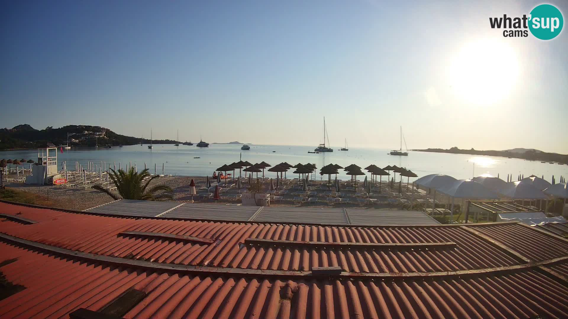 Cámara en vivo de la playa Marinella – Porto Rotondo livecam Olbia – Cerdeña