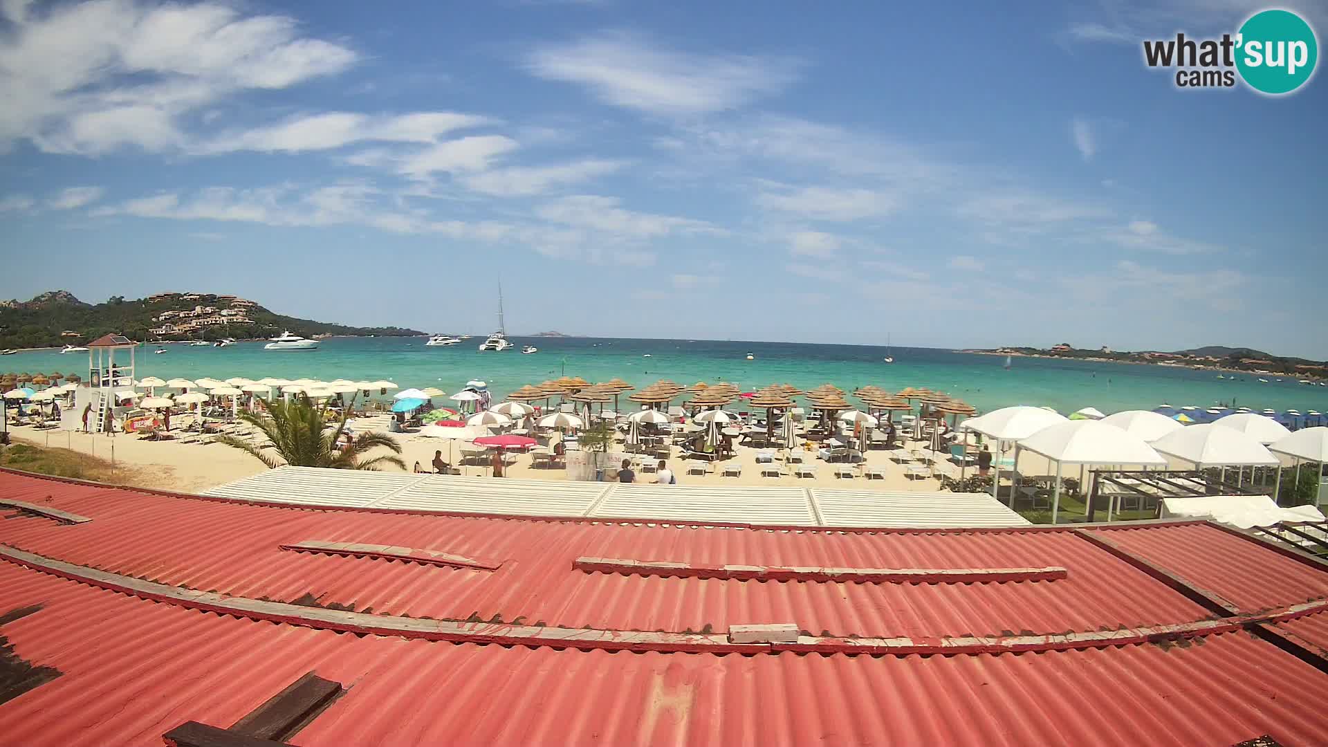Cámara en vivo de la playa Marinella – Porto Rotondo livecam Olbia – Cerdeña