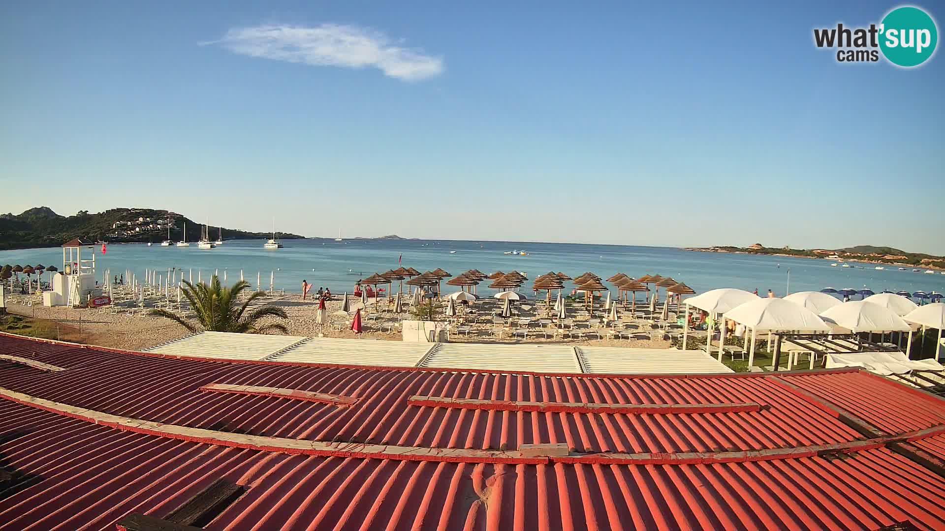 Cámara en vivo de la playa Marinella – Porto Rotondo livecam Olbia – Cerdeña