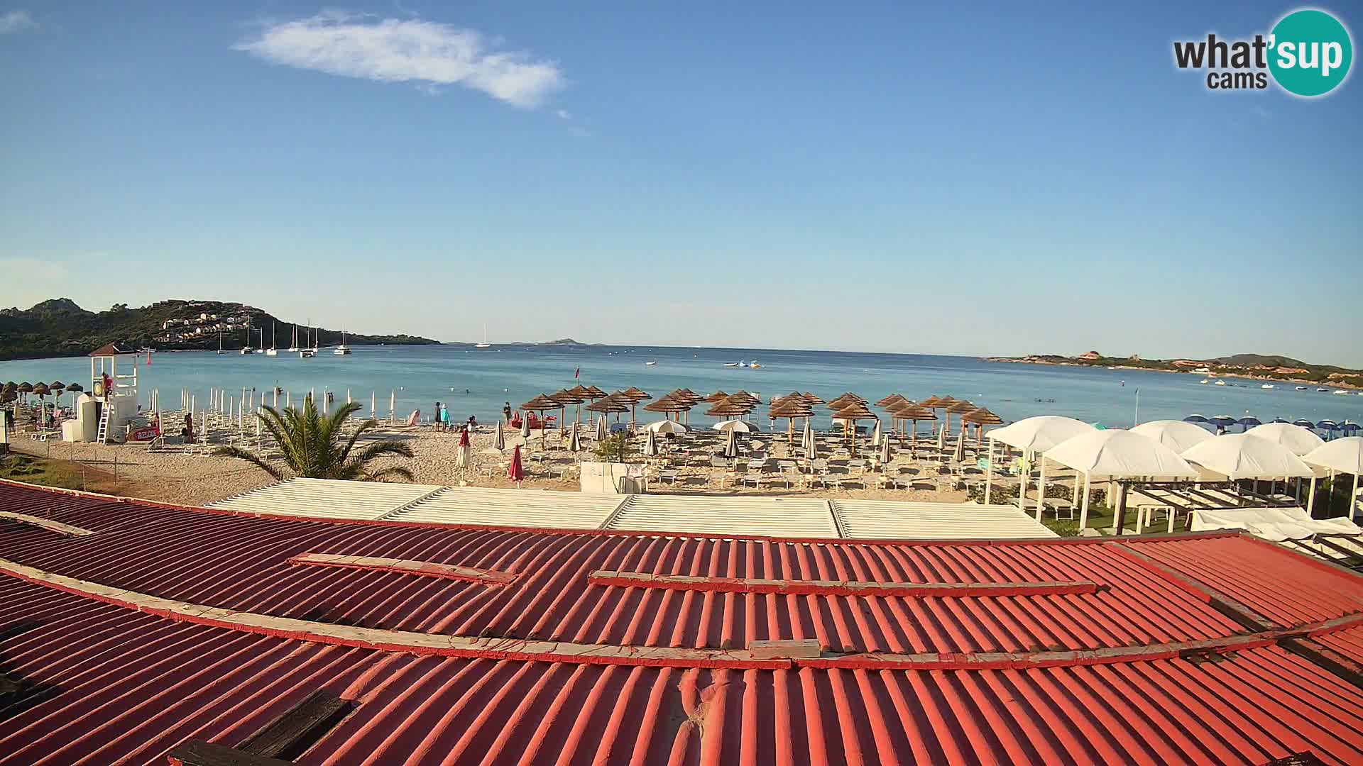 Webcam plage de Marinella – Porto Rotondo livecam Olbia – Sardaigne