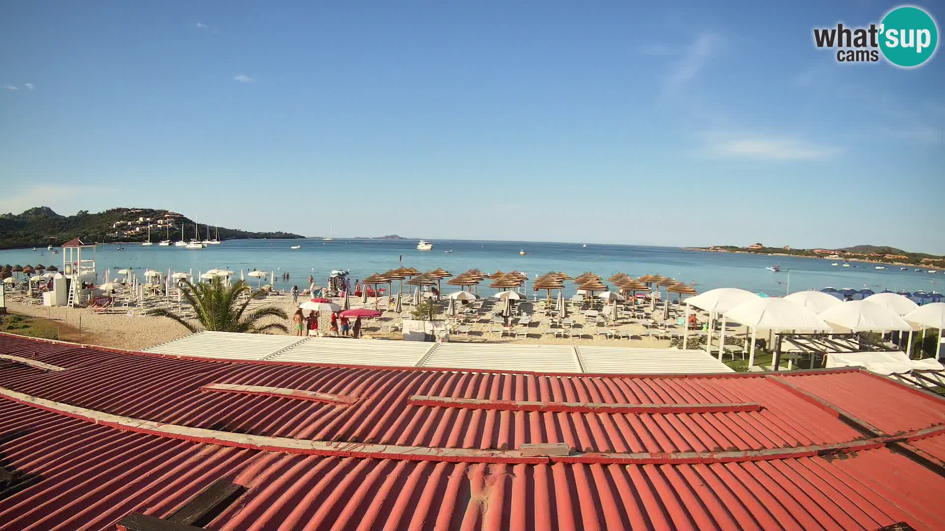 Cámara en vivo de la playa Marinella – Porto Rotondo livecam Olbia – Cerdeña