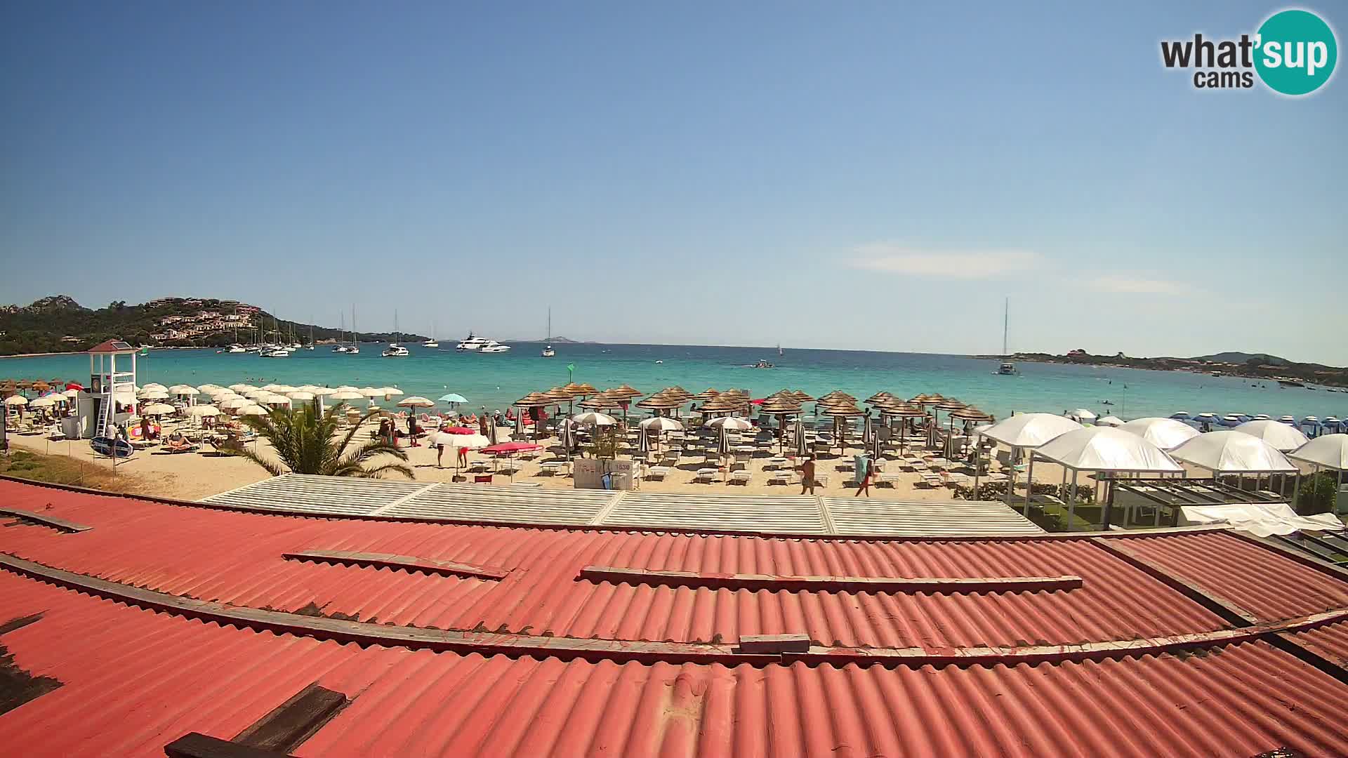 Cámara en vivo de la playa Marinella – Porto Rotondo livecam Olbia – Cerdeña