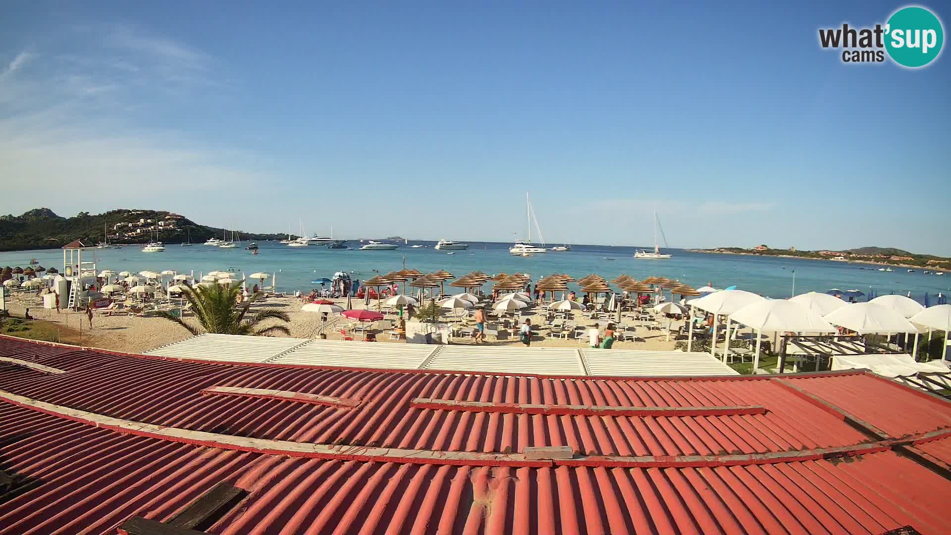 Webcam plage de Marinella – Porto Rotondo livecam Olbia – Sardaigne