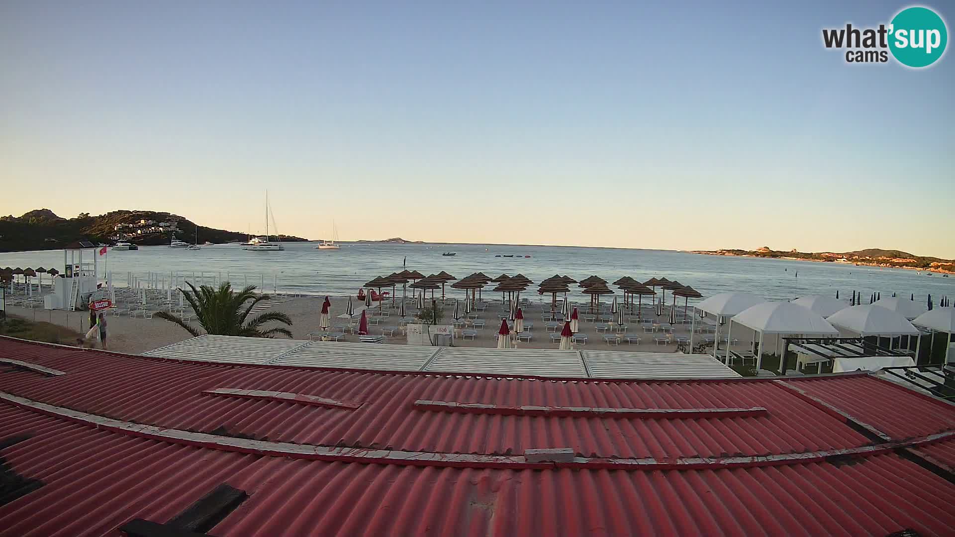 Cámara en vivo de la playa Marinella – Porto Rotondo livecam Olbia – Cerdeña