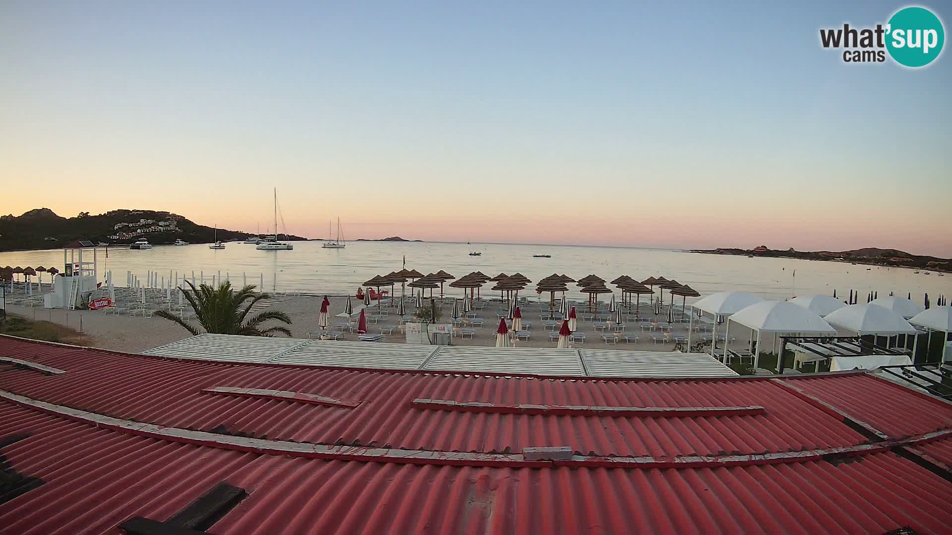 Webcam plage de Marinella – Porto Rotondo livecam Olbia – Sardaigne