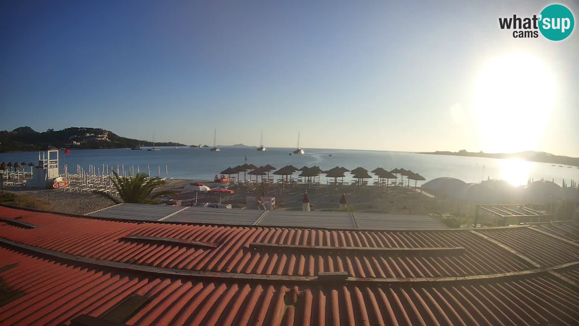 Cámara en vivo de la playa Marinella – Porto Rotondo livecam Olbia – Cerdeña