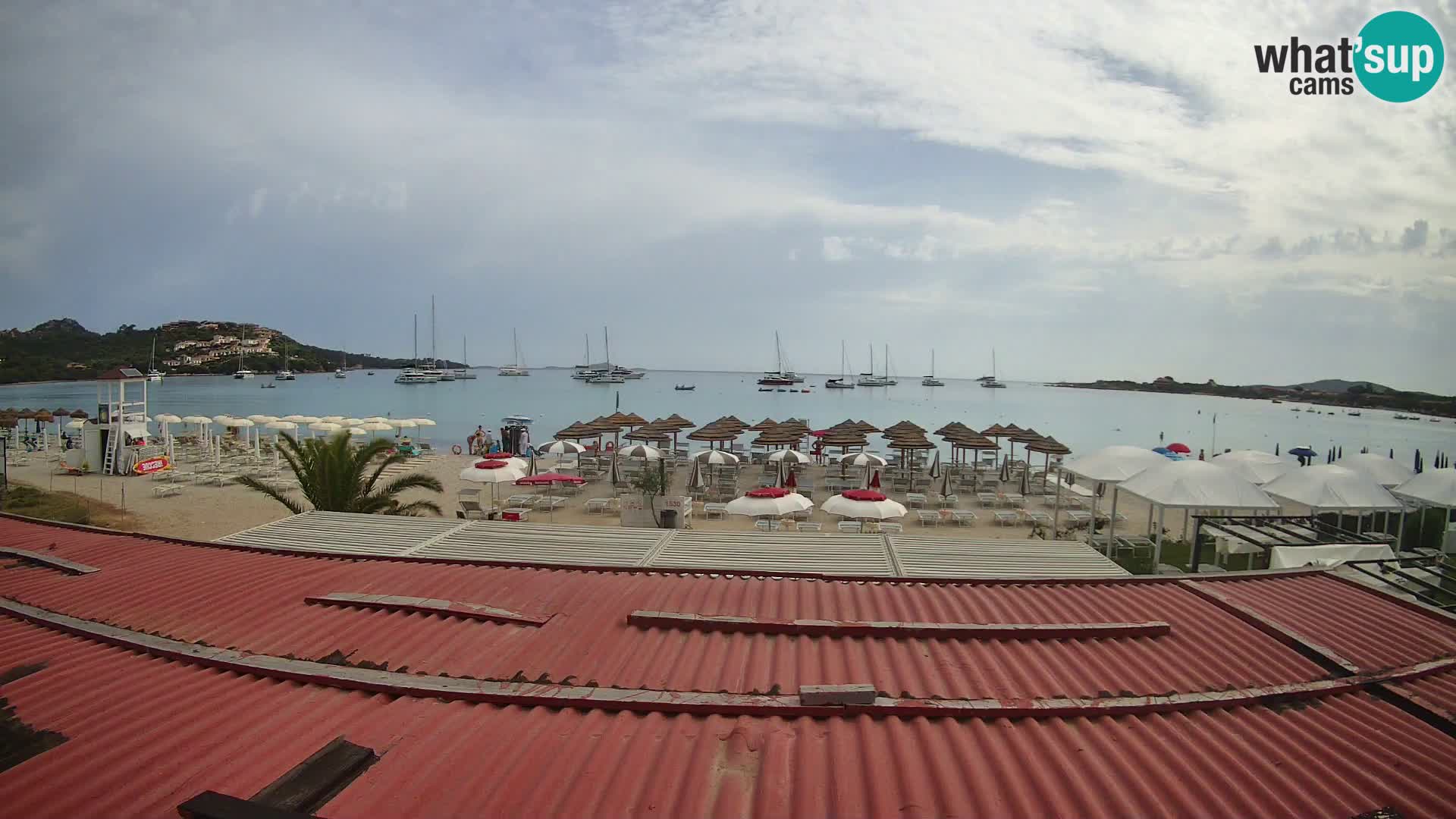 Webcam plage de Marinella – Porto Rotondo livecam Olbia – Sardaigne