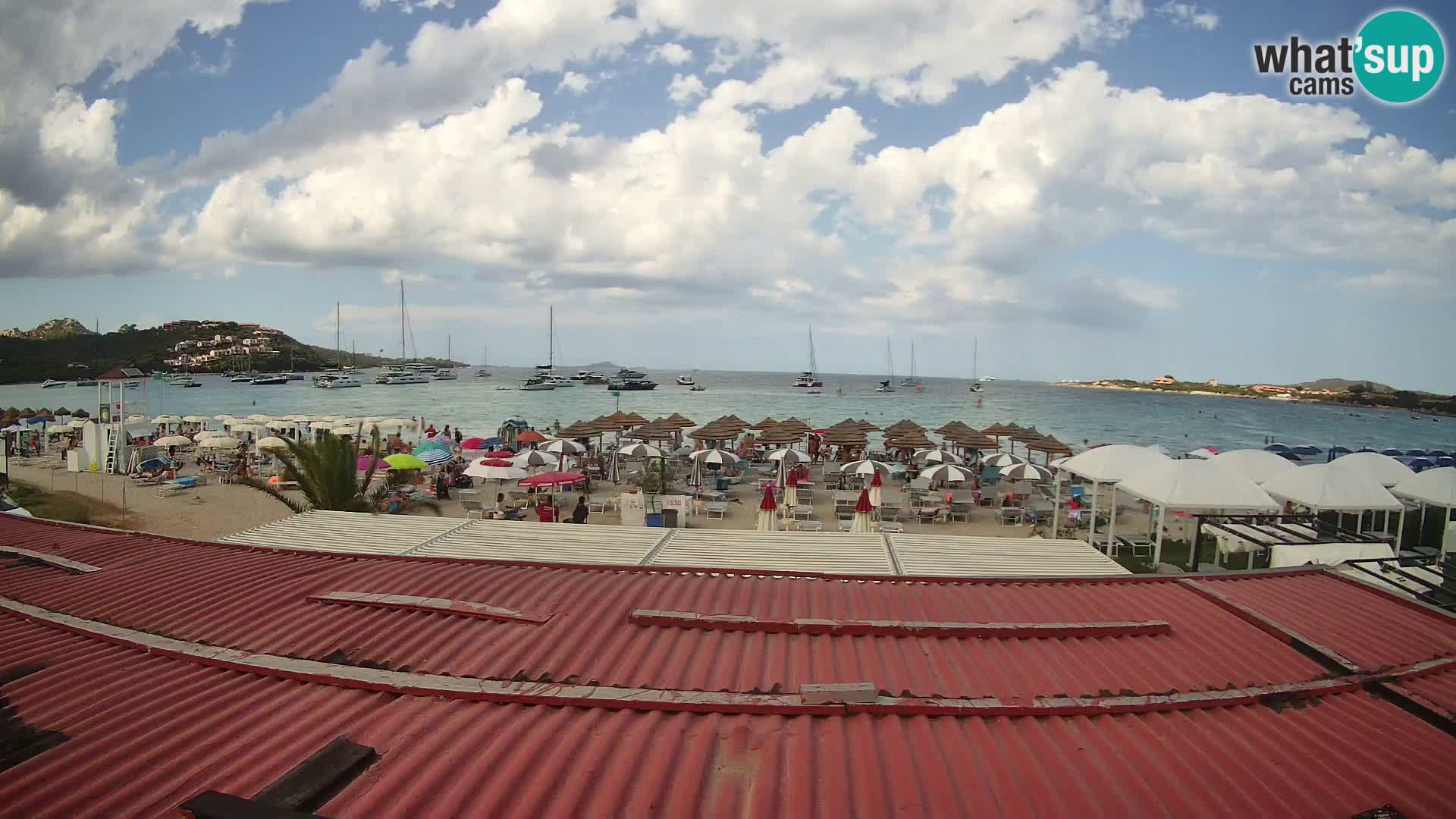 Webcam plage de Marinella – Porto Rotondo livecam Olbia – Sardaigne