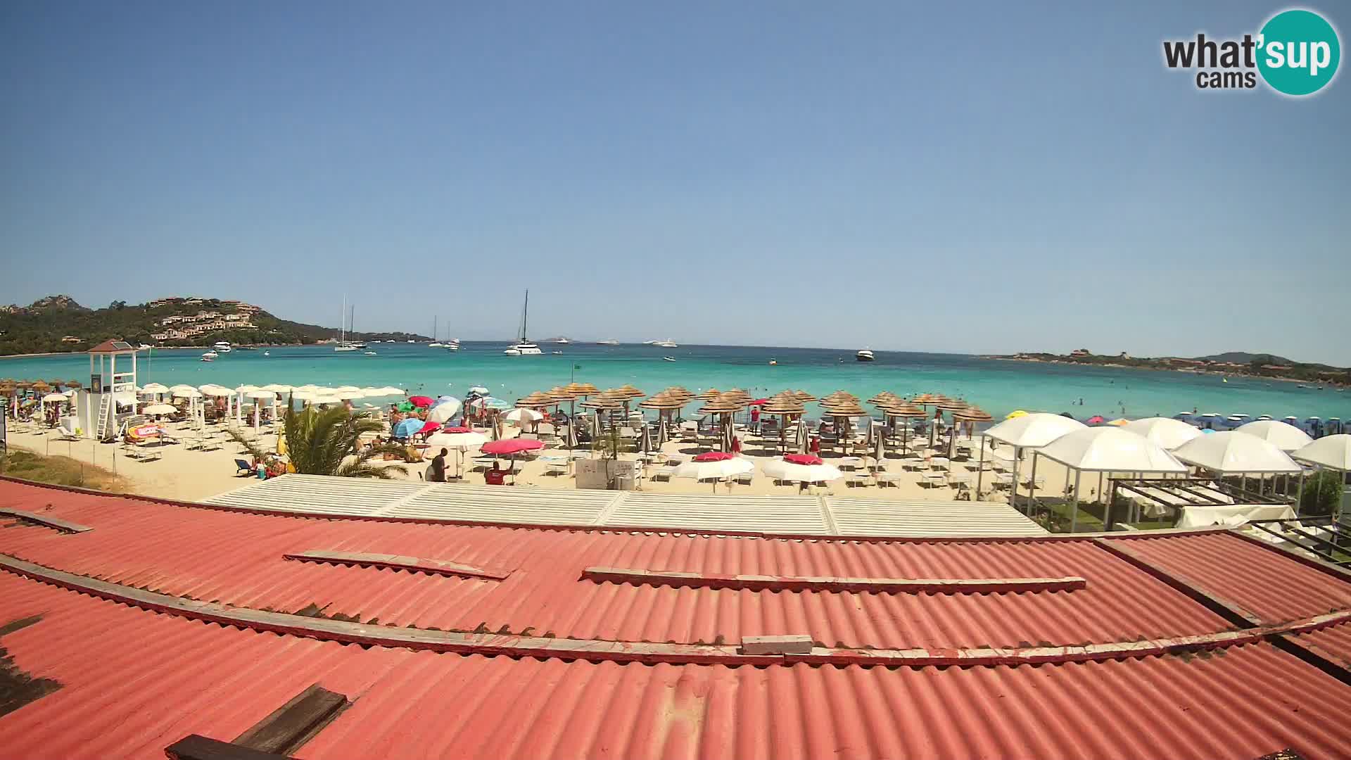 Cámara en vivo de la playa Marinella – Porto Rotondo livecam Olbia – Cerdeña