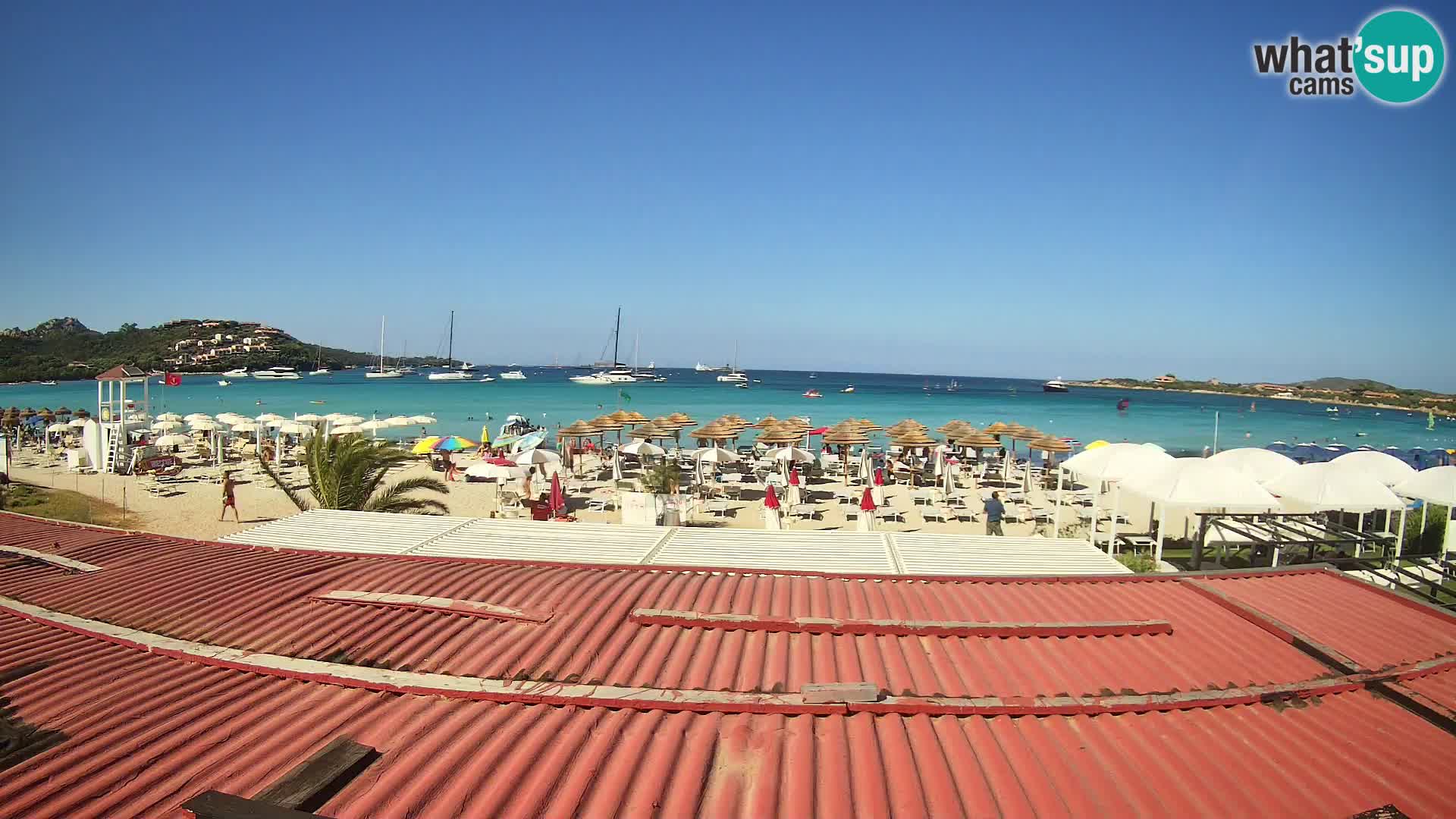 Webcam plage de Marinella – Porto Rotondo livecam Olbia – Sardaigne