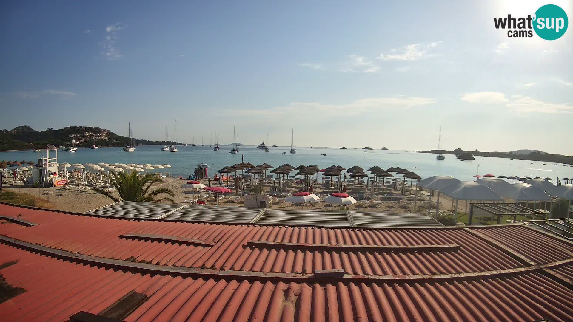 Webcam plage de Marinella – Porto Rotondo livecam Olbia – Sardaigne