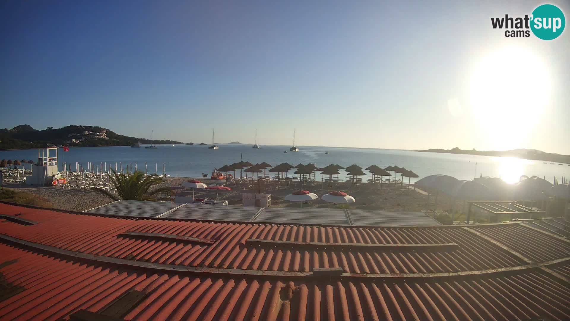 Webcam plage de Marinella – Porto Rotondo livecam Olbia – Sardaigne
