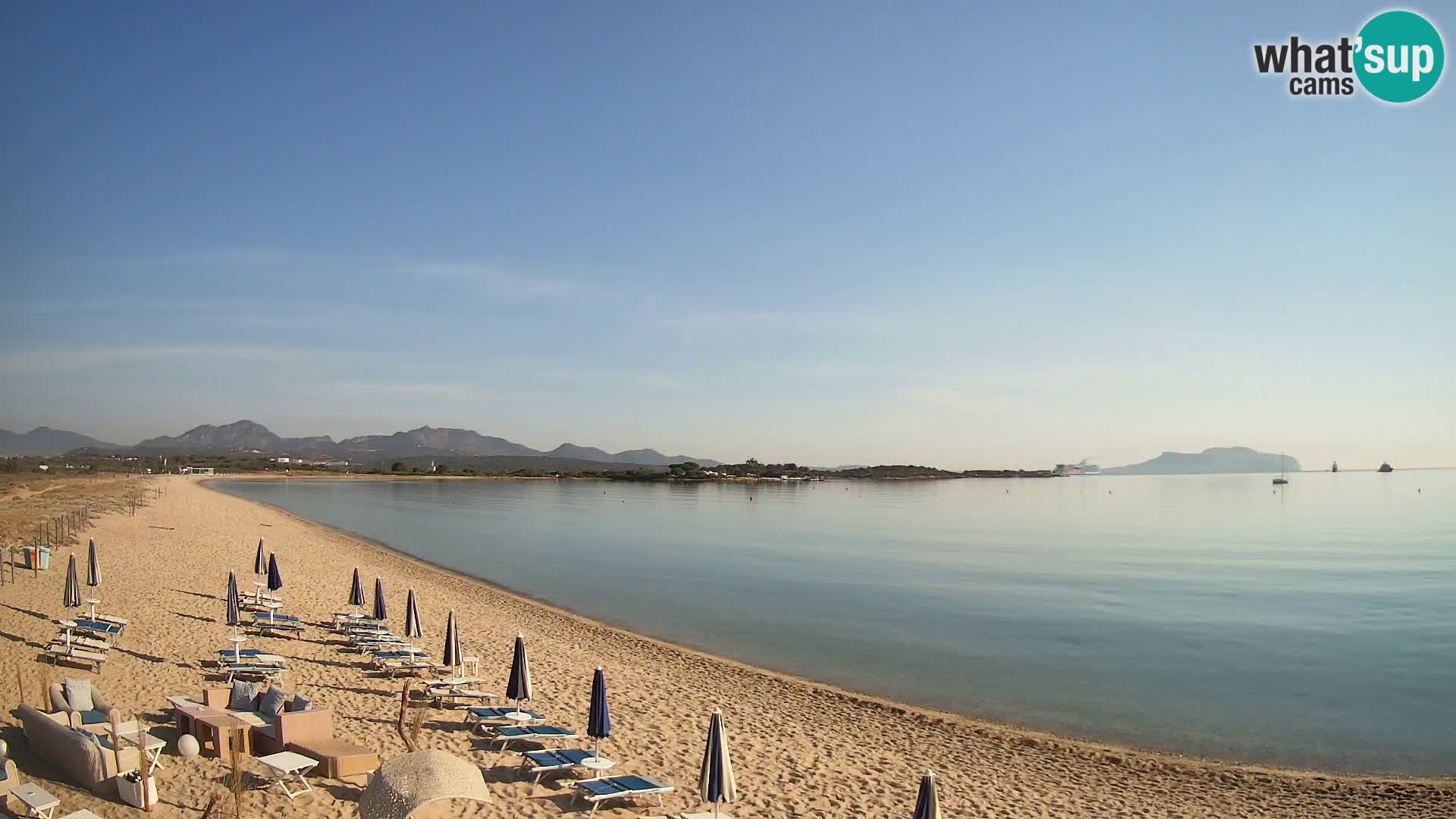 Webcam plage de Marinella – Porto Rotondo livecam Olbia – Sardaigne