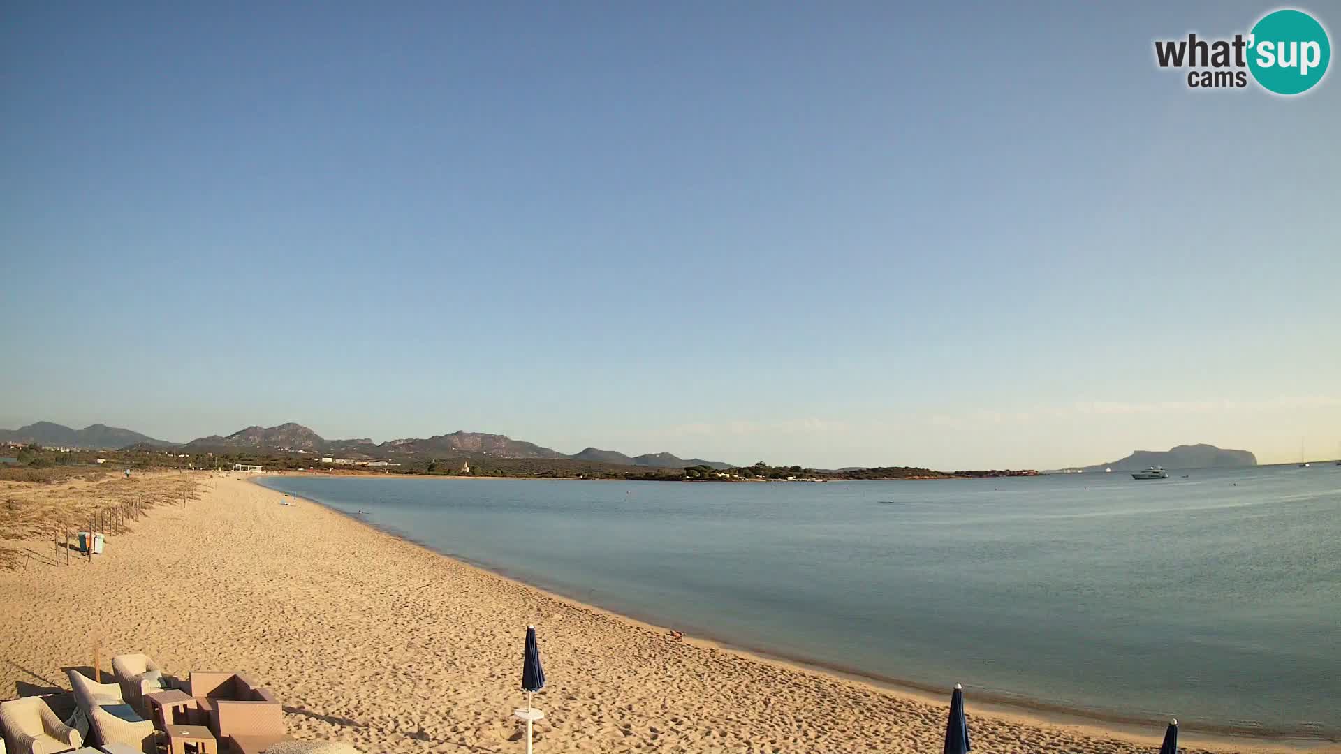 Webcam plage de Marinella – Porto Rotondo livecam Olbia – Sardaigne