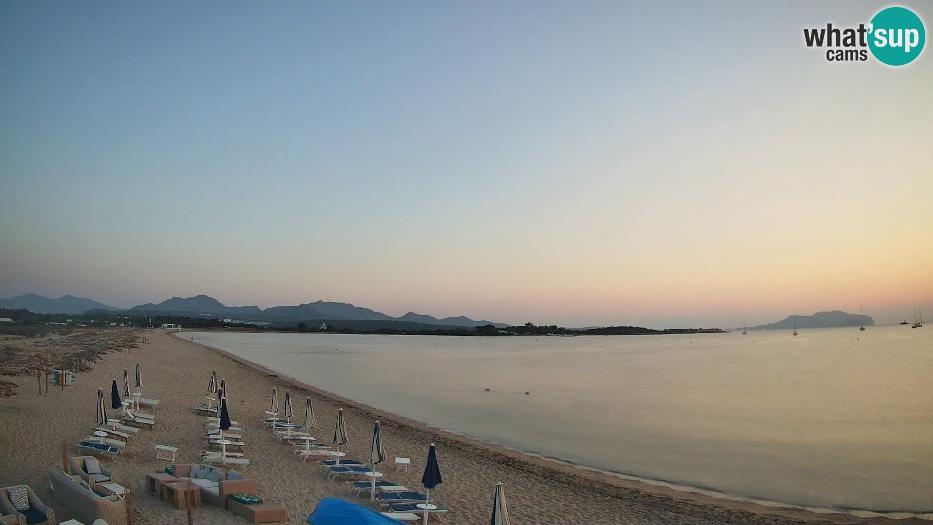 Webcam plage de Marinella – Porto Rotondo livecam Olbia – Sardaigne