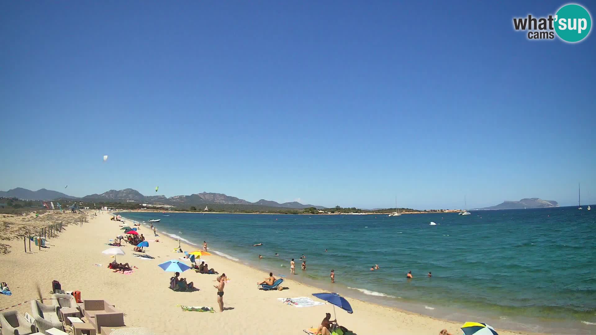 Webcam plage de Marinella – Porto Rotondo livecam Olbia – Sardaigne
