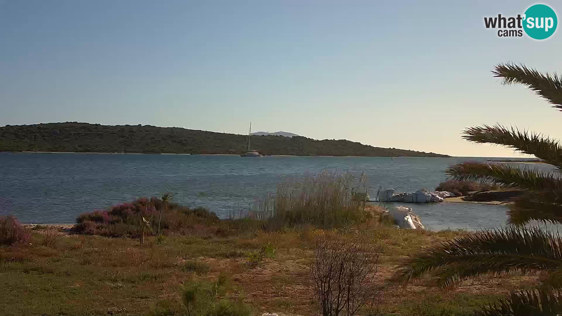 Webcam Hafen Olbia – Eingang zum Hafen von Olbia