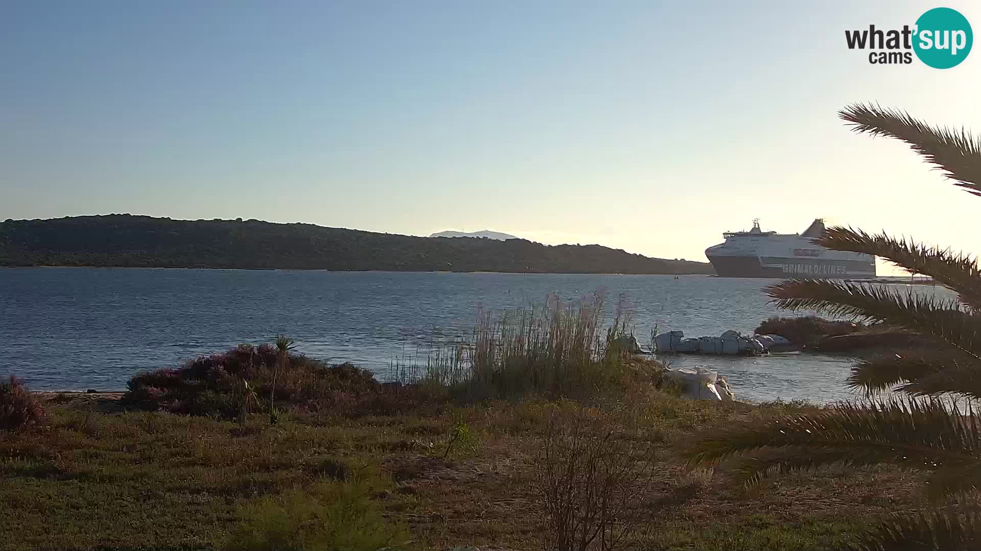 Webcam Hafen Olbia – Eingang zum Hafen von Olbia