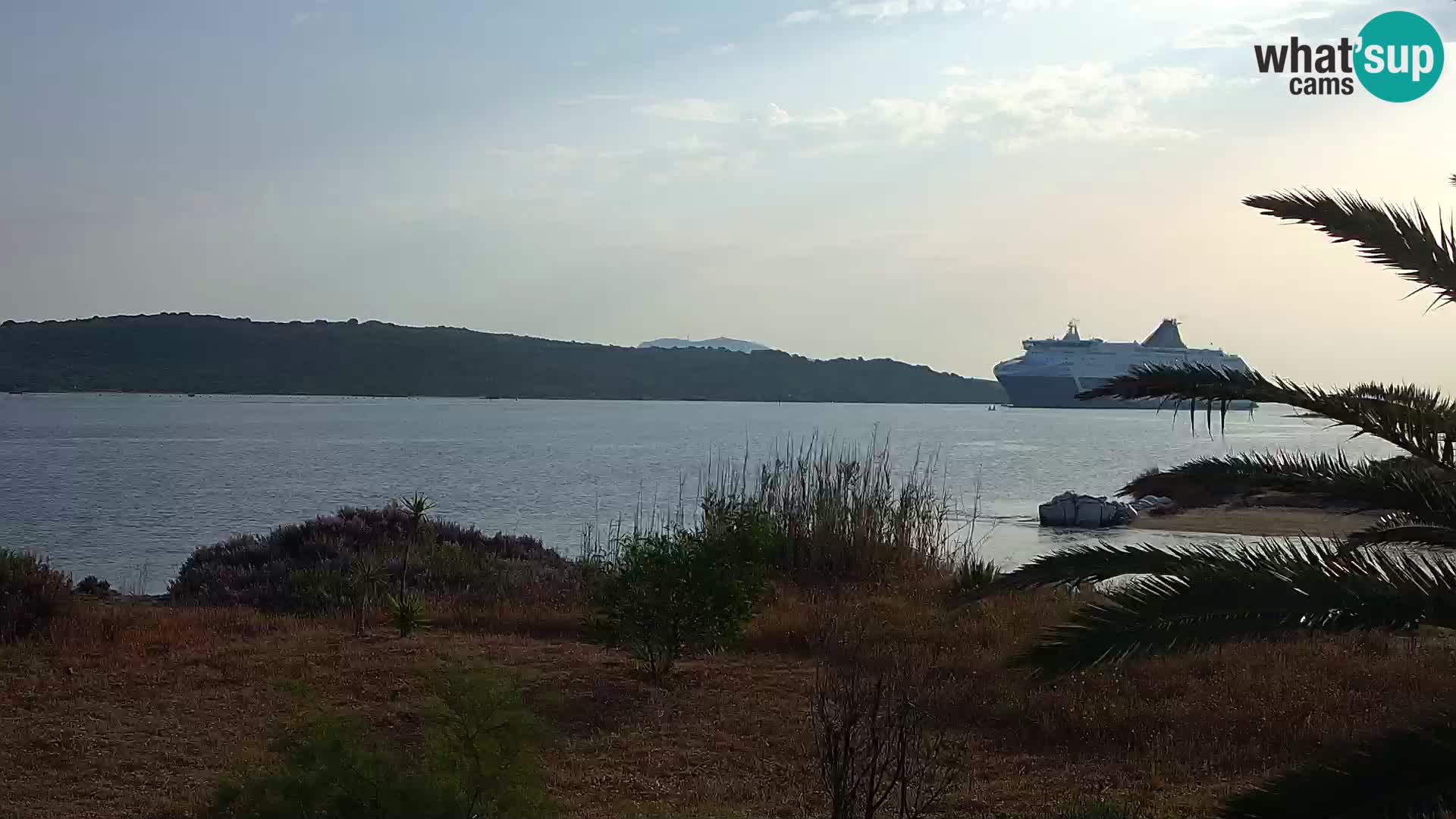 Webcam Hafen Olbia – Eingang zum Hafen von Olbia