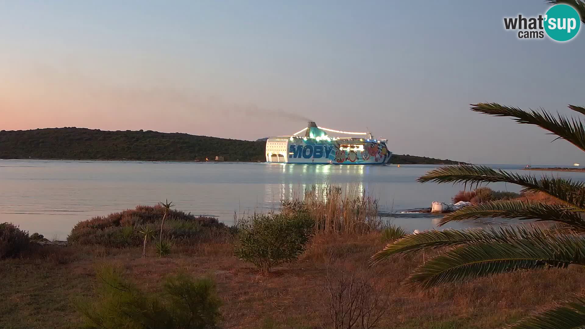 Webcam porto di Olbia – entrata nel porto di Olbia