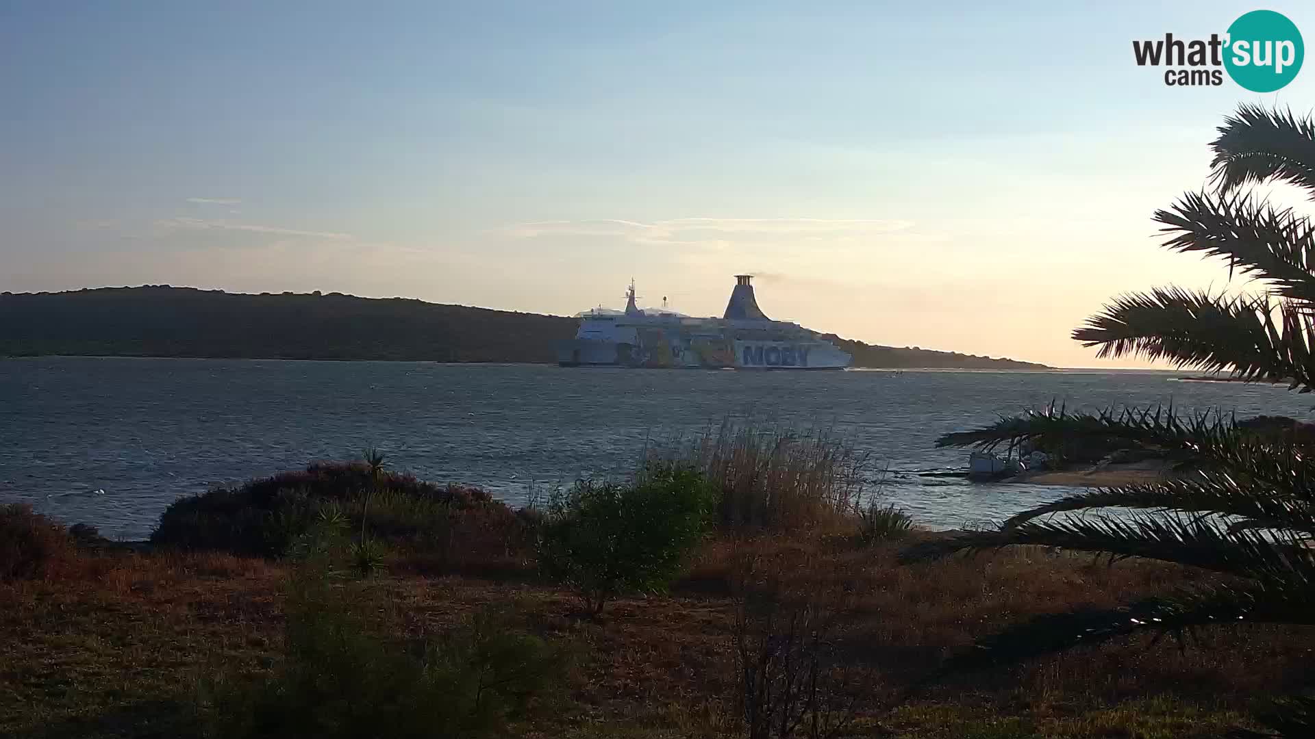 Webcam Olbia port – entrance to the port of Olbia