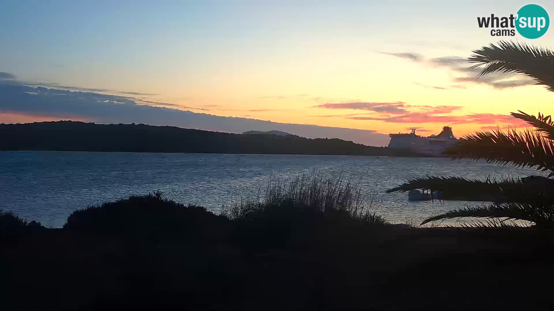Webcam Hafen Olbia – Eingang zum Hafen von Olbia
