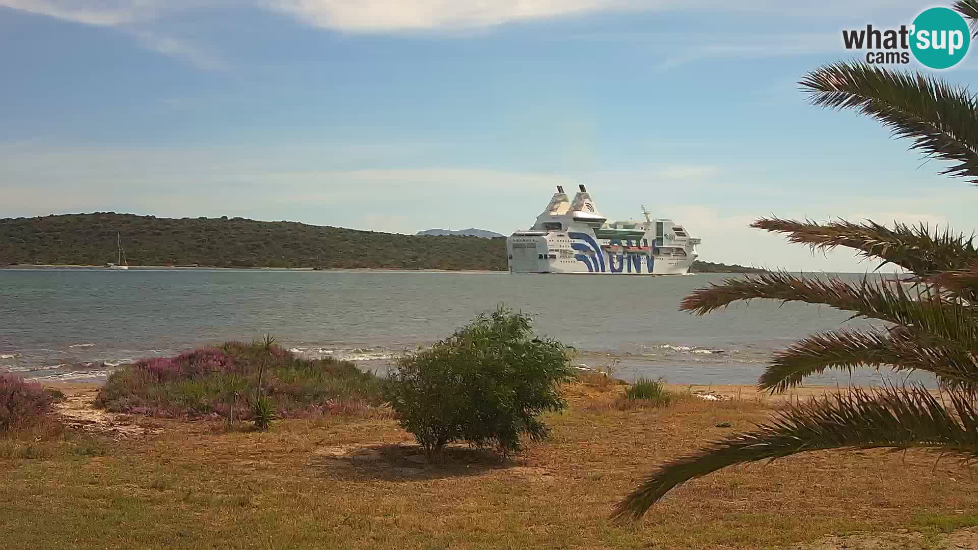 Webcam Olbia port – entrance to the port of Olbia