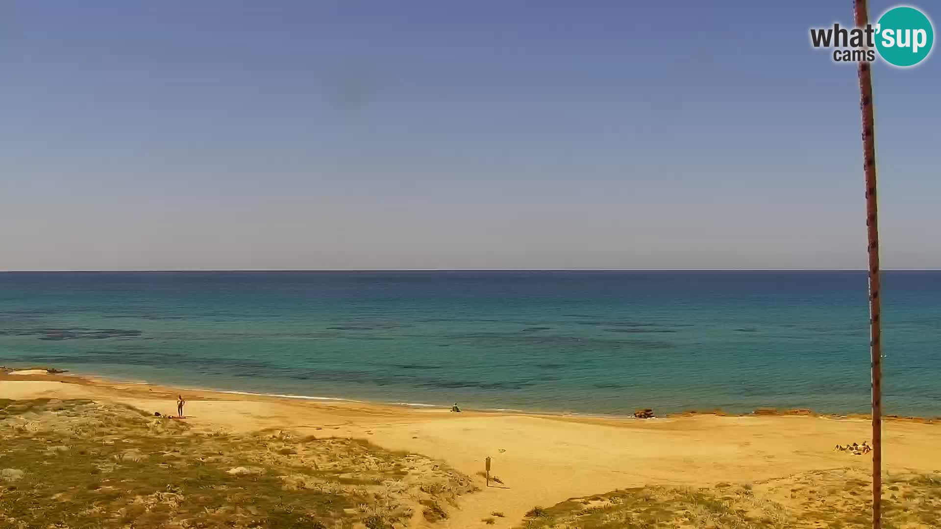 Webcam en direct Plage de San Giovanni di Sinis – Oristano – Sardaigne Tourisme Italie
