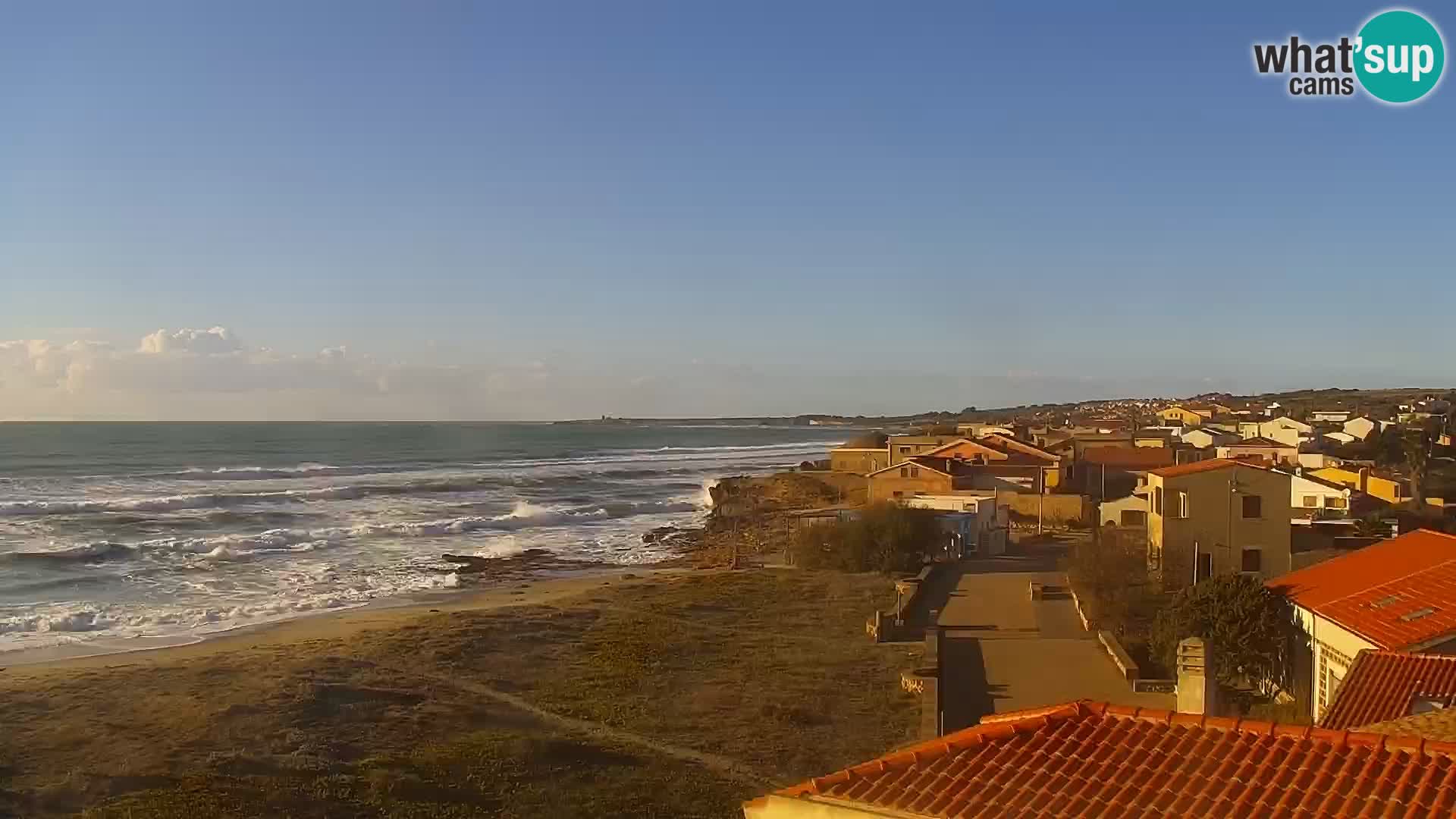 Spletna kamera v živo Plaža San Giovanni di Sinis – Oristano – Sardinija turizem Italija