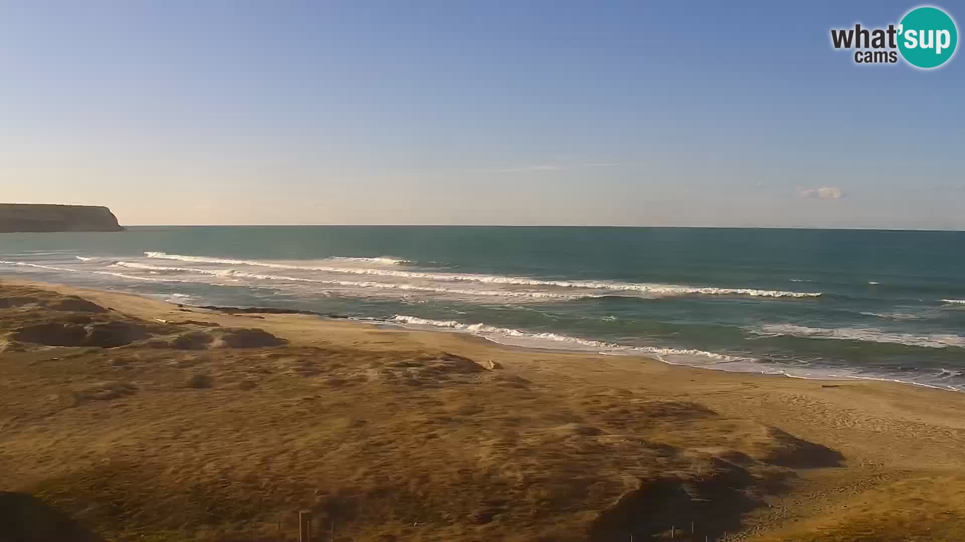 Webcam en direct Plage de San Giovanni di Sinis – Oristano – Sardaigne Tourisme Italie