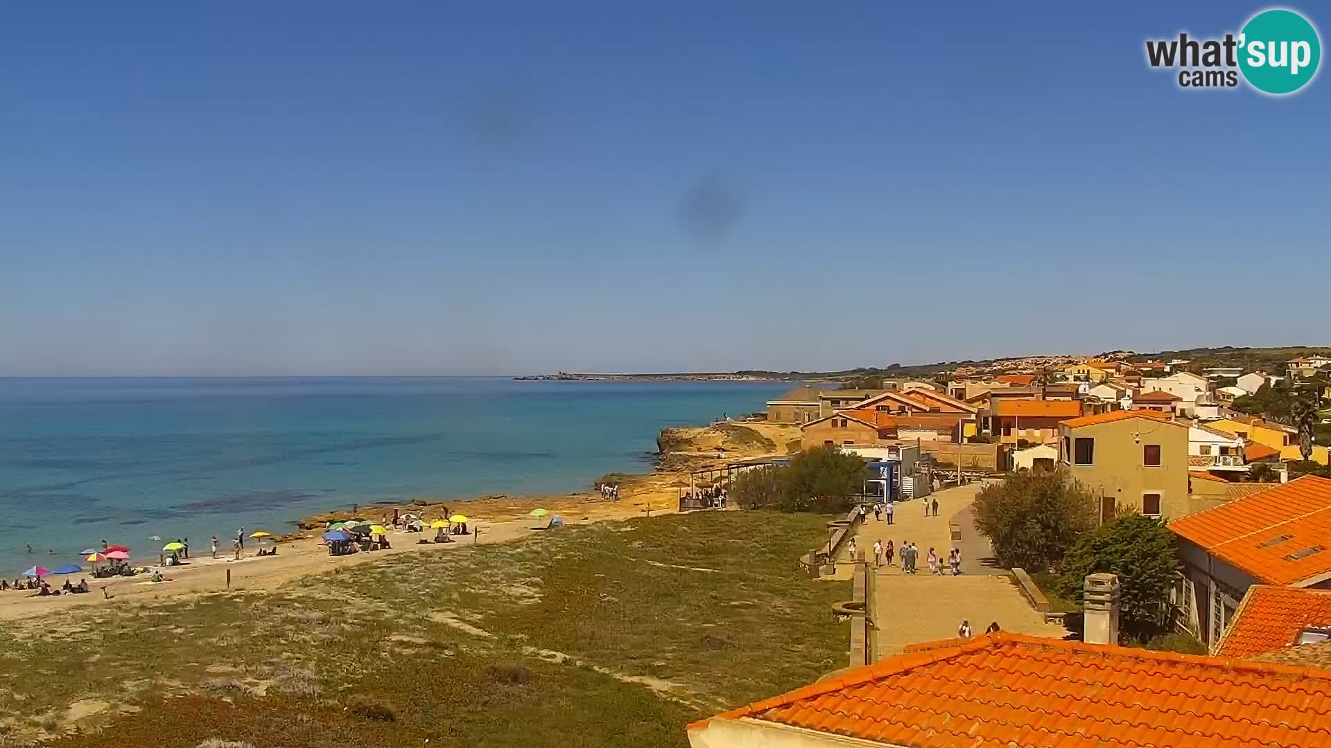 Spletna kamera v živo Plaža San Giovanni di Sinis – Oristano – Sardinija turizem Italija