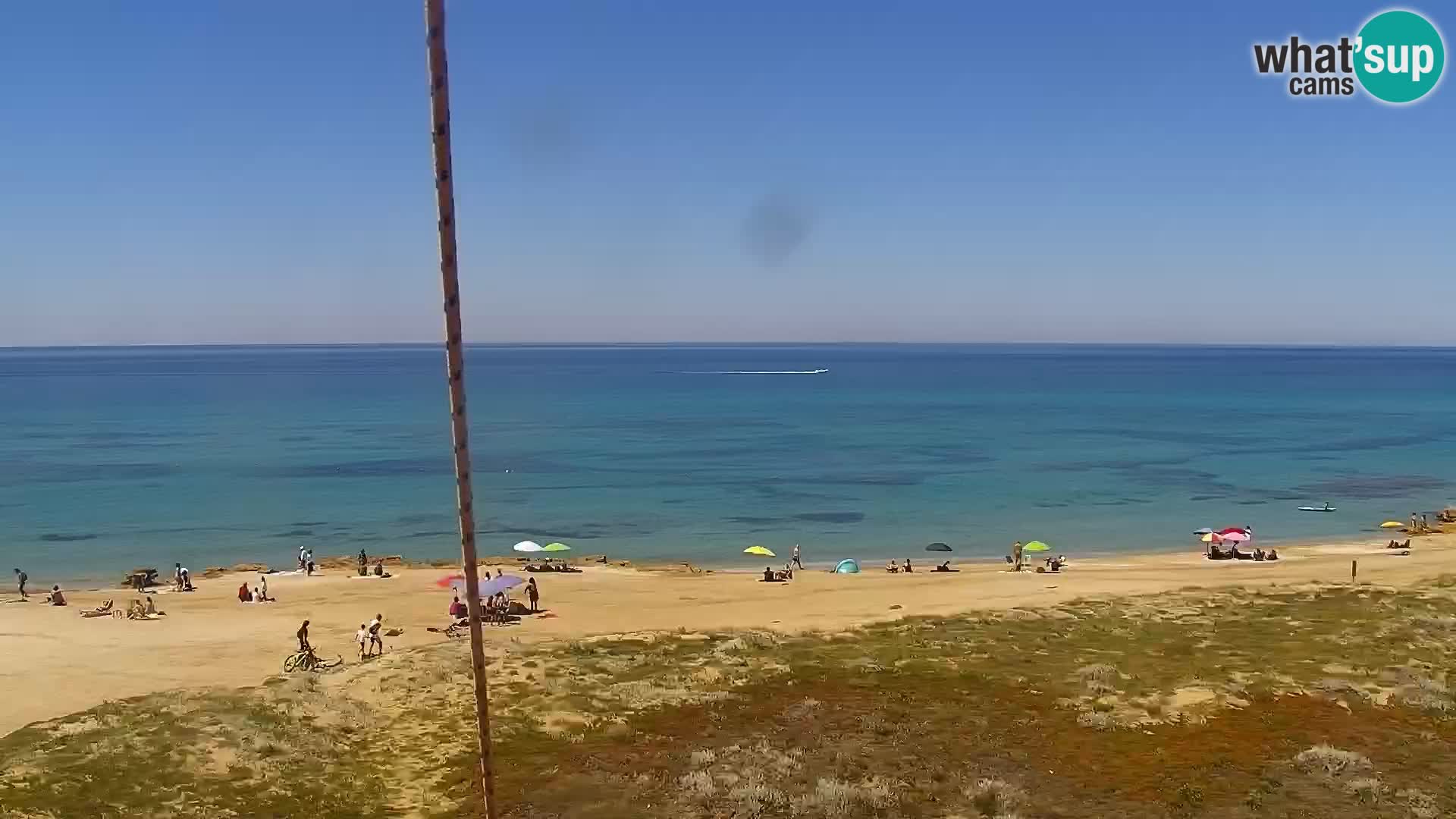 Webcam en direct Plage de San Giovanni di Sinis – Oristano – Sardaigne Tourisme Italie