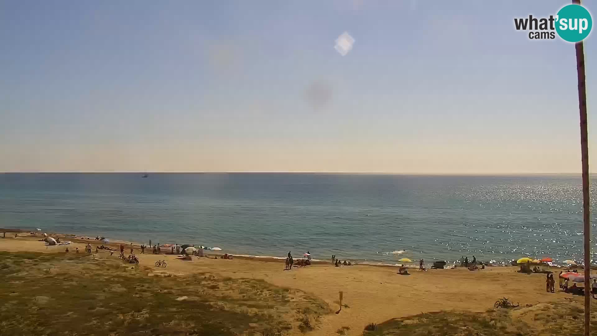 Spletna kamera v živo Plaža San Giovanni di Sinis – Oristano – Sardinija turizem Italija