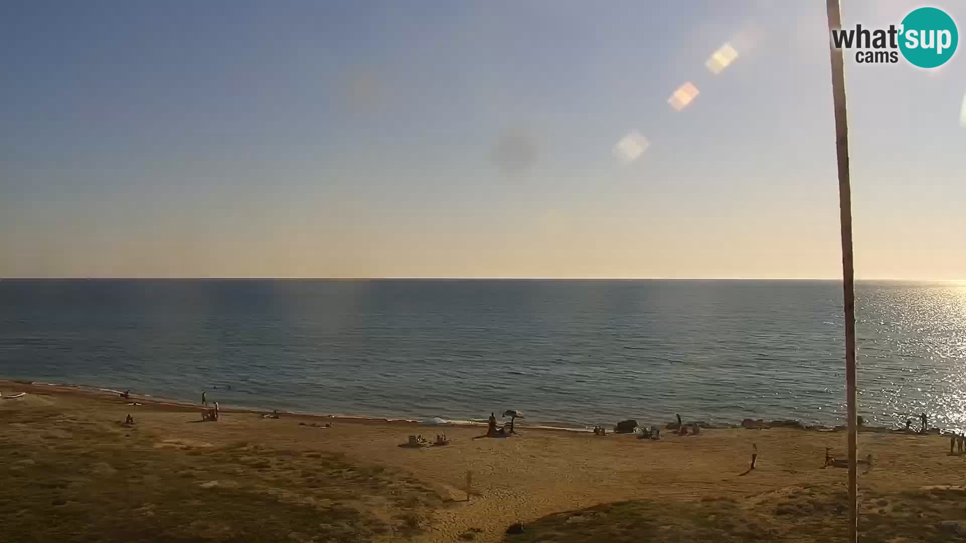 Spletna kamera v živo Plaža San Giovanni di Sinis – Oristano – Sardinija turizem Italija