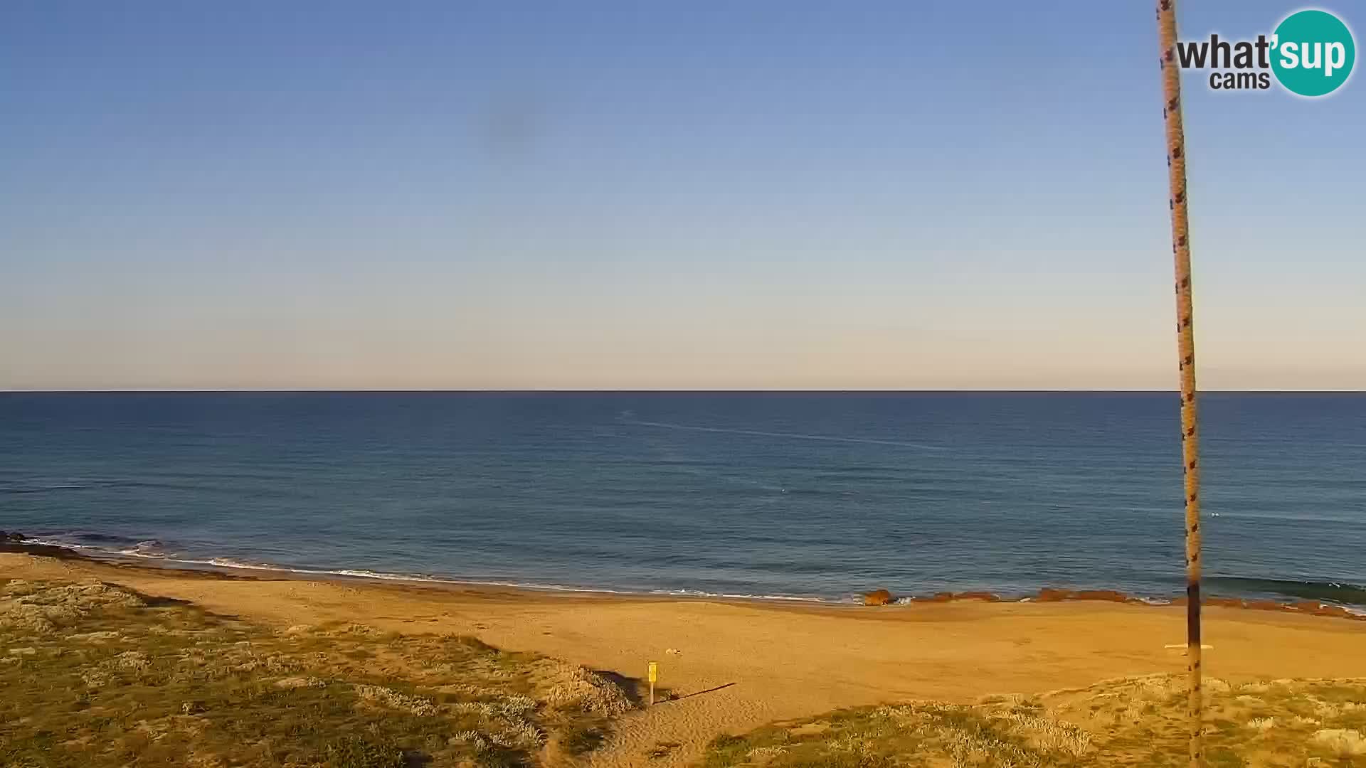 Webcam en direct Plage de San Giovanni di Sinis – Oristano – Sardaigne Tourisme Italie