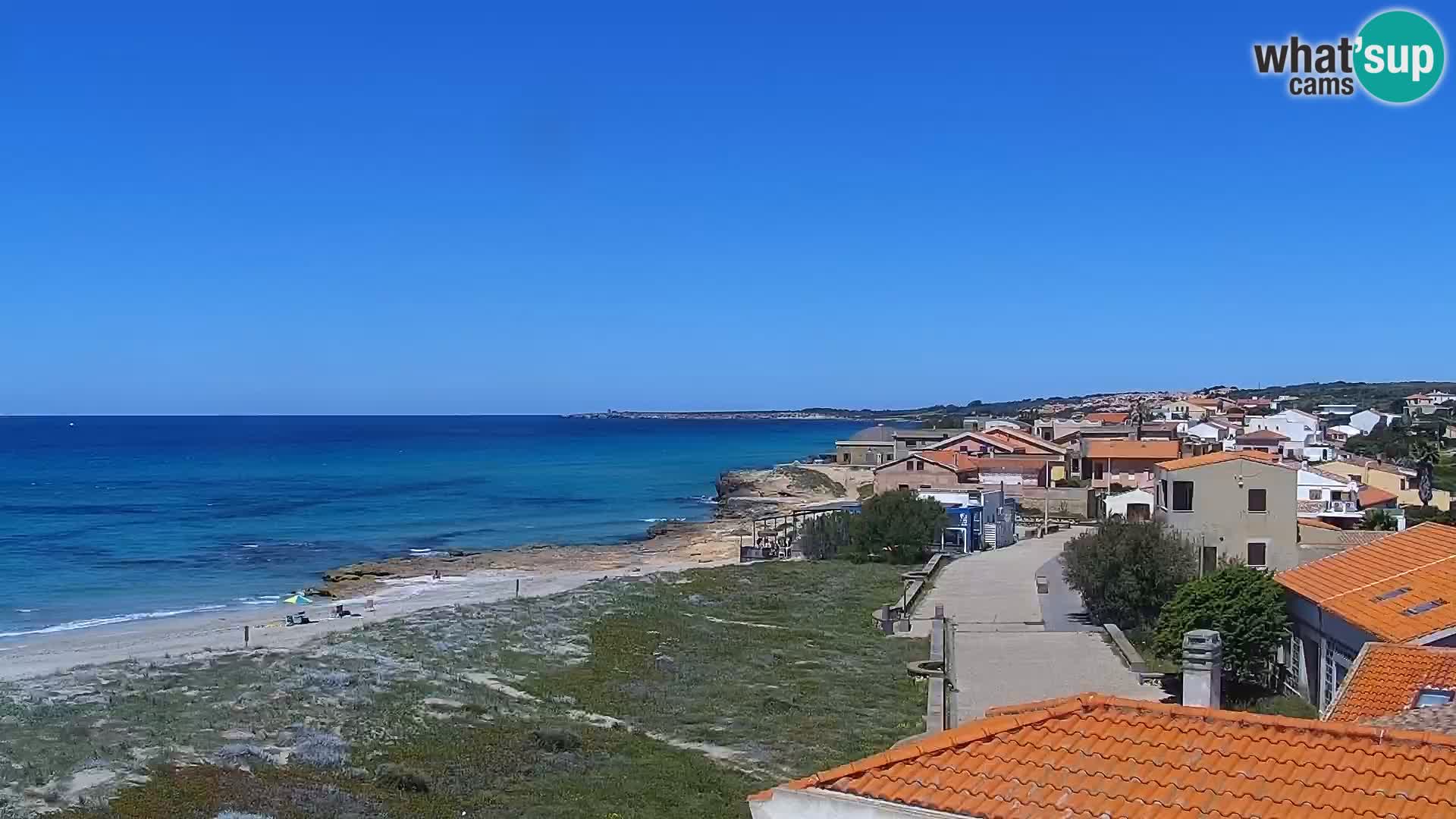Spletna kamera v živo Plaža San Giovanni di Sinis – Oristano – Sardinija turizem Italija