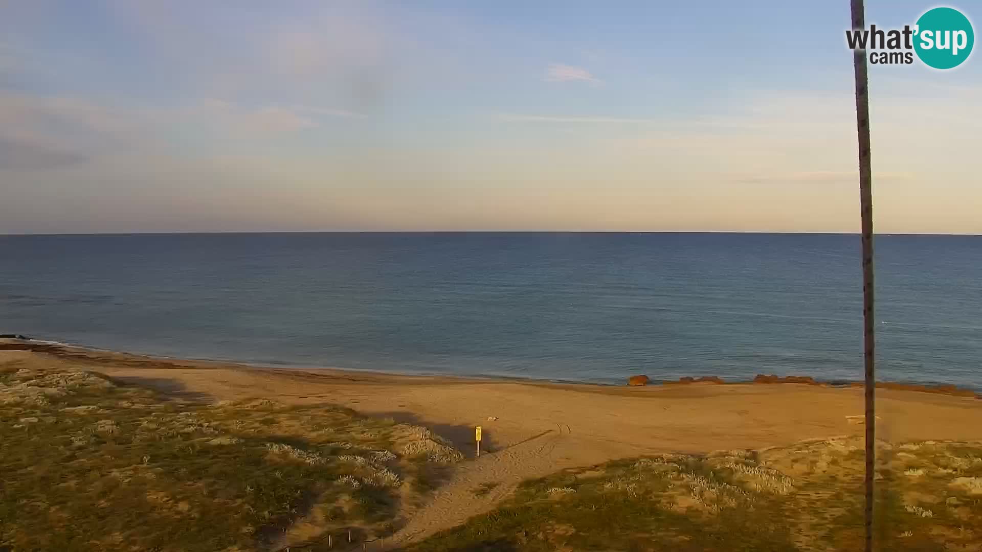 Spletna kamera v živo Plaža San Giovanni di Sinis – Oristano – Sardinija turizem Italija