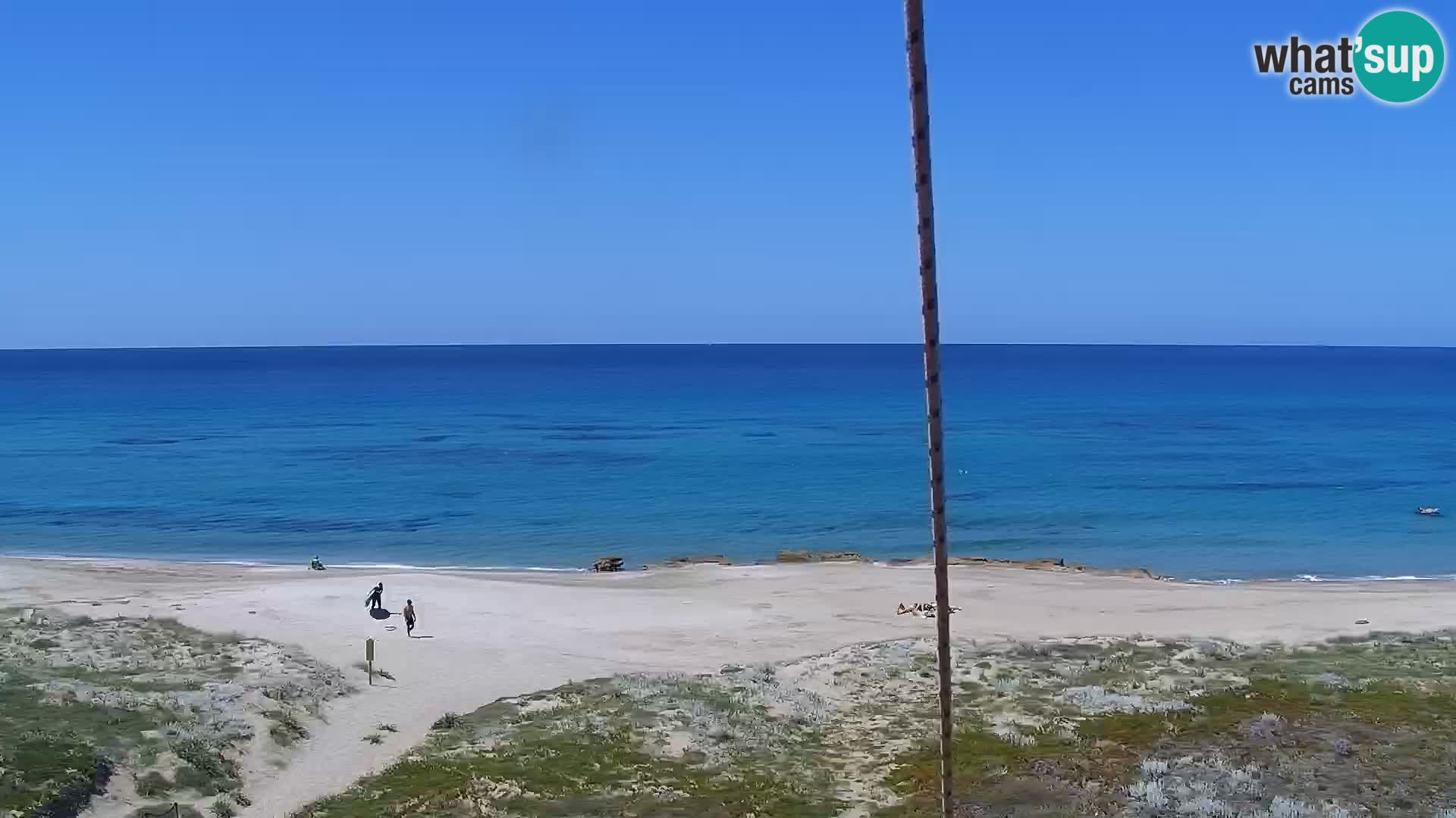 Webcam en direct Plage de San Giovanni di Sinis – Oristano – Sardaigne Tourisme Italie